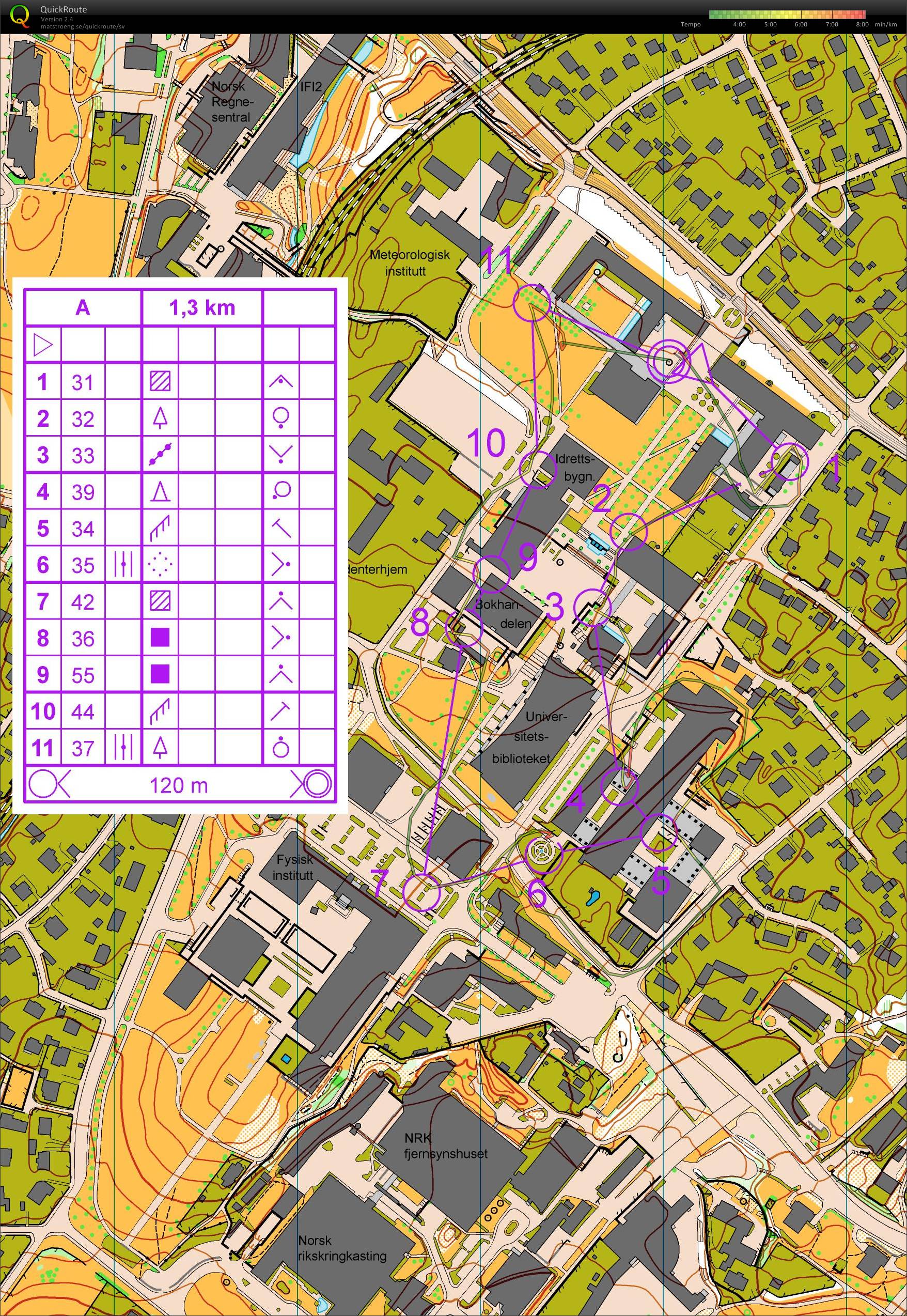 Runde A Sprinttrening Blindern (23.06.2014)