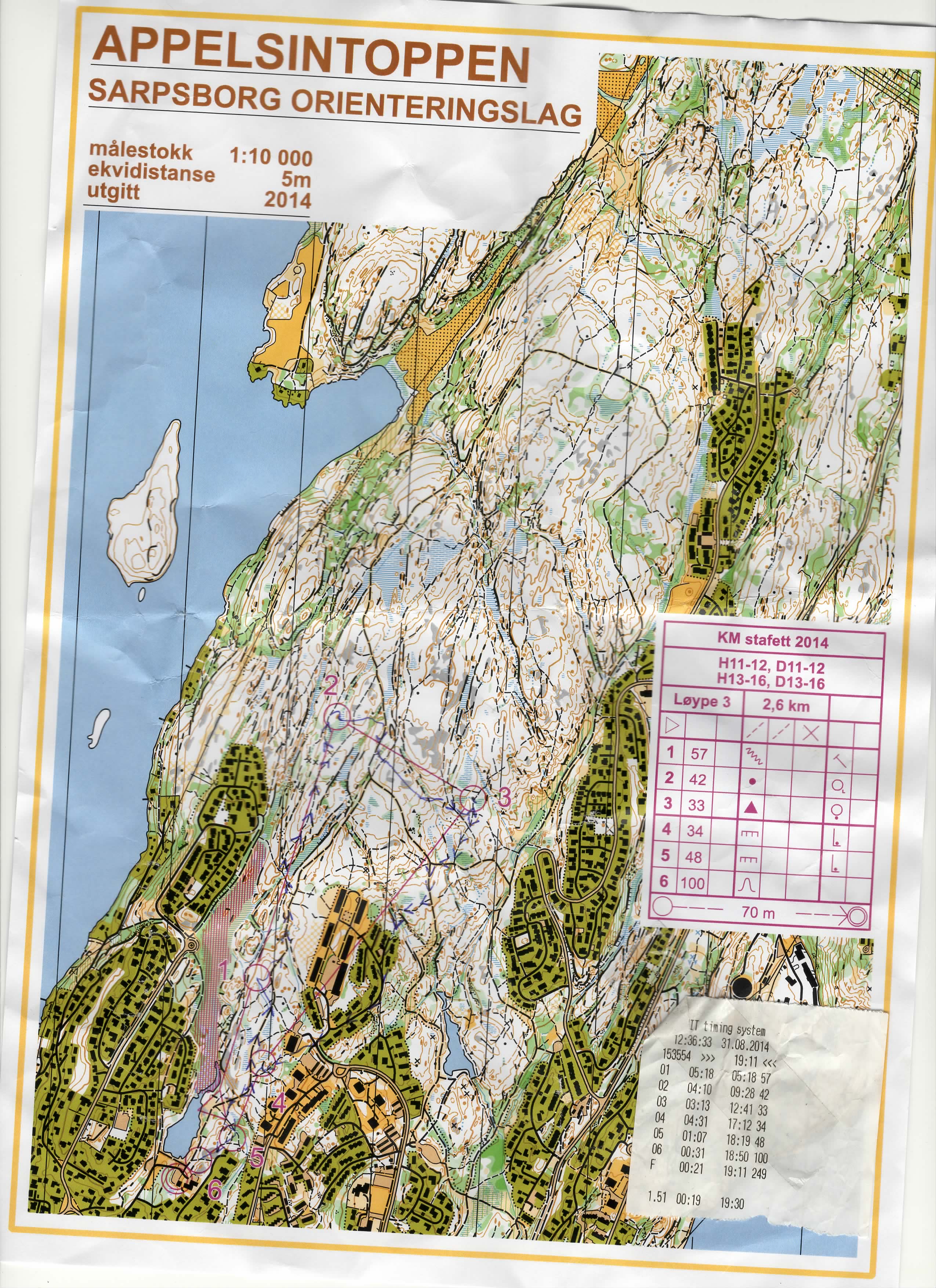 KM stafett (31-08-2014)