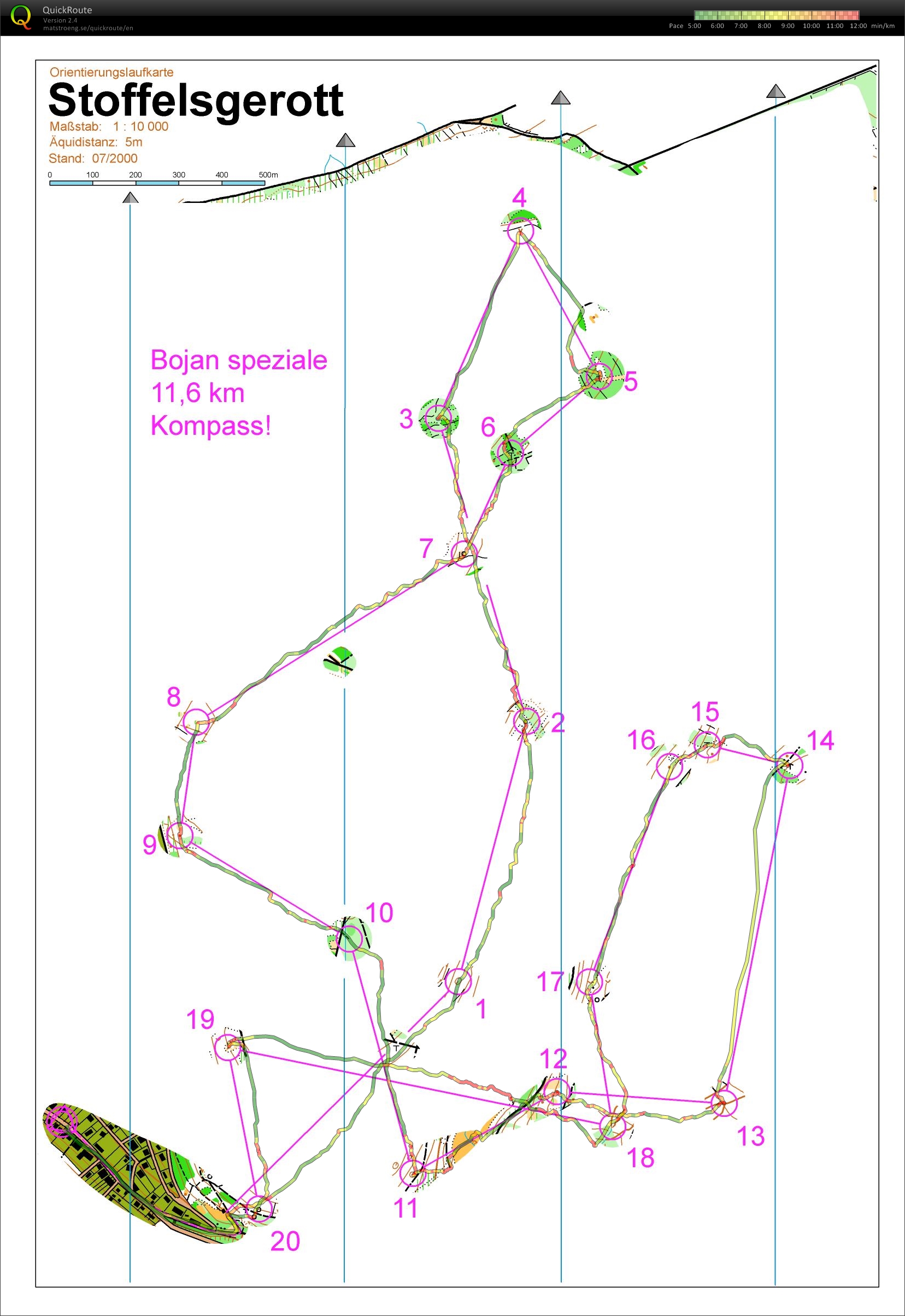 Kompasstrening hjemme i Nieste (26.03.2014)