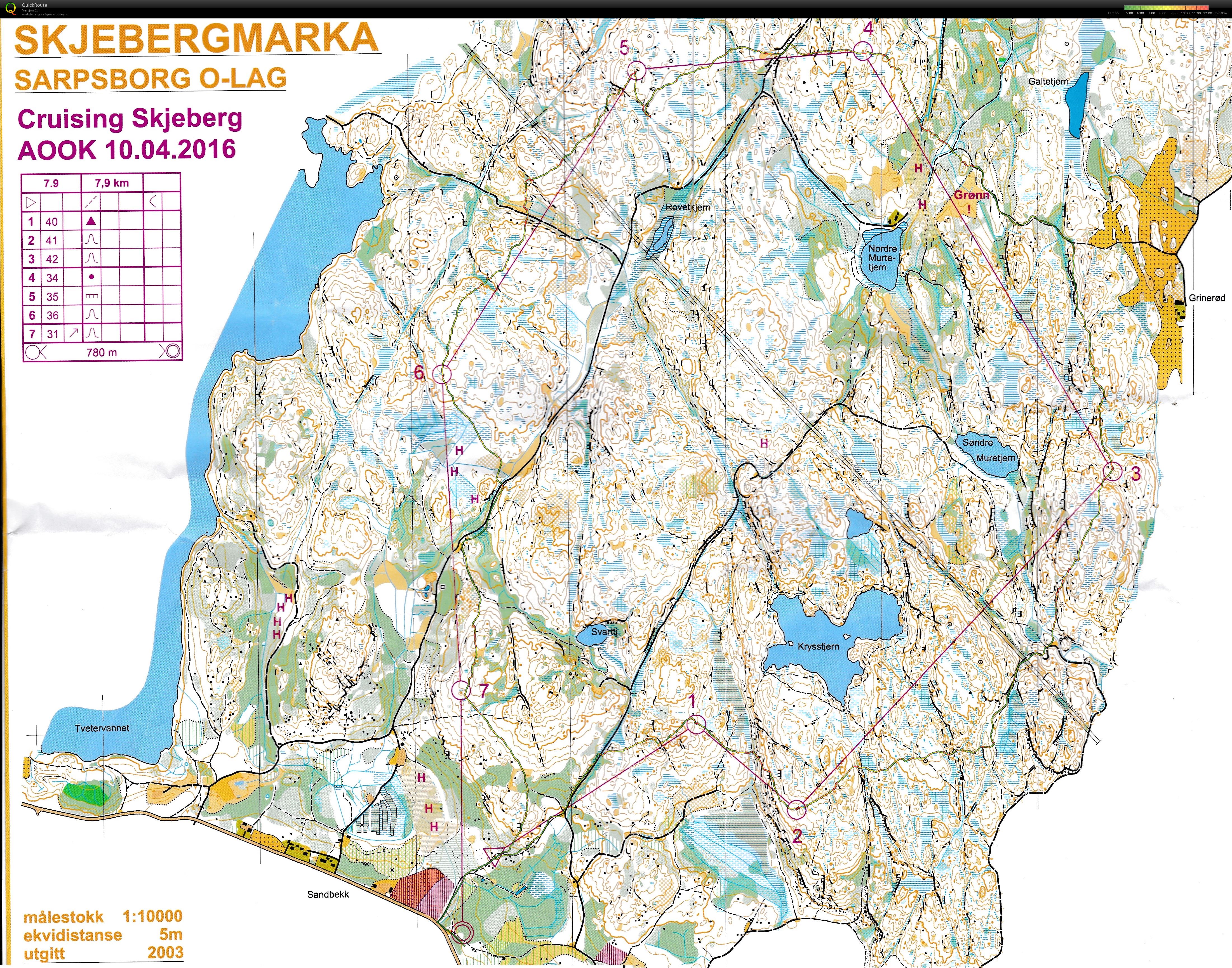 Kretssamling 4.økt Cruising Skjeberg (2016-04-10)