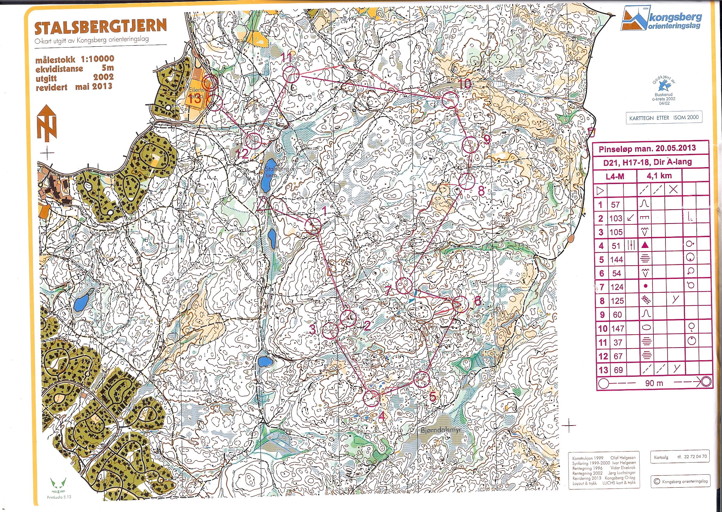 Pinseløp Kongsberg dag 2 (20.05.2013)