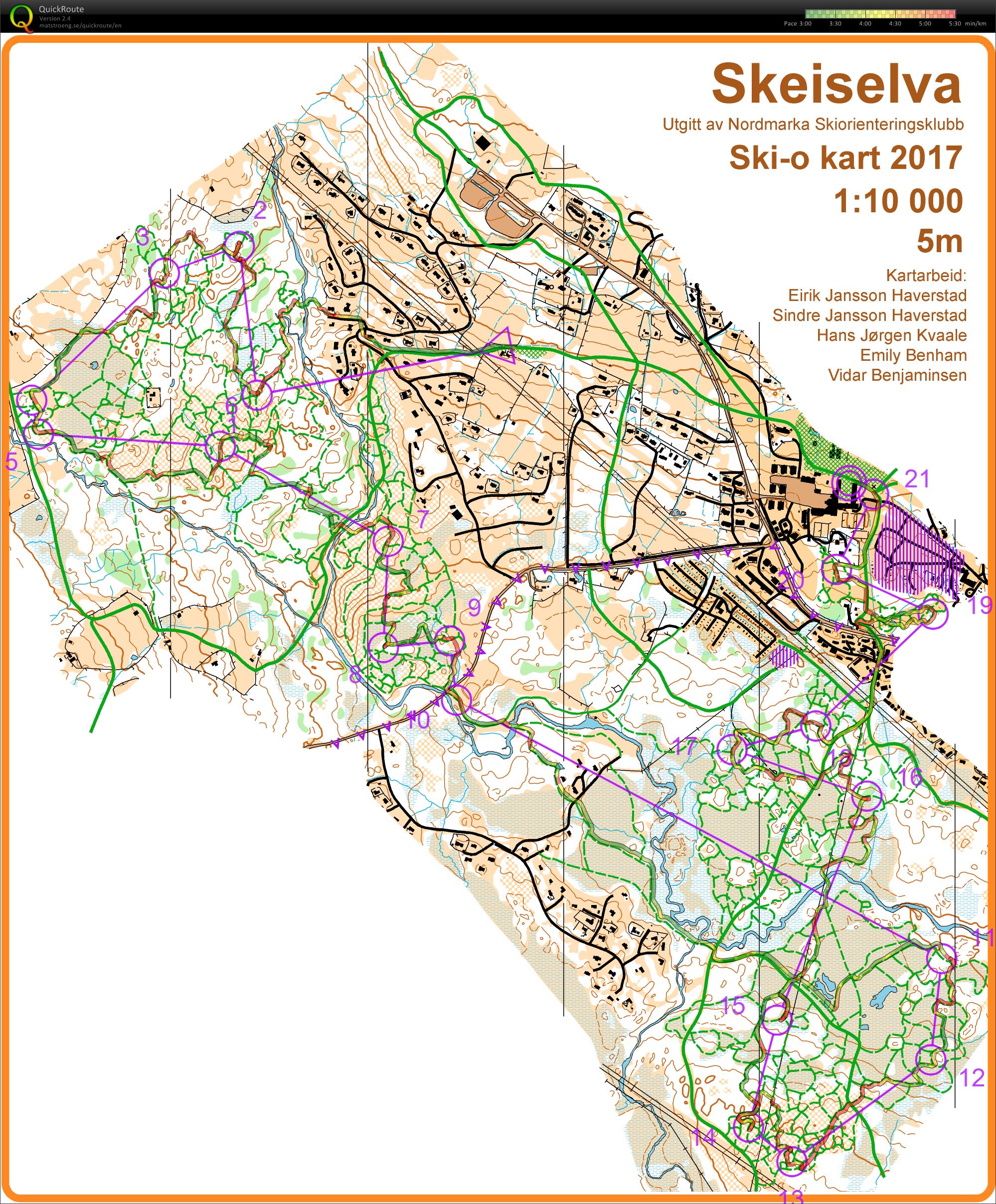 Ski-O-treff mellom (23.01.2017)