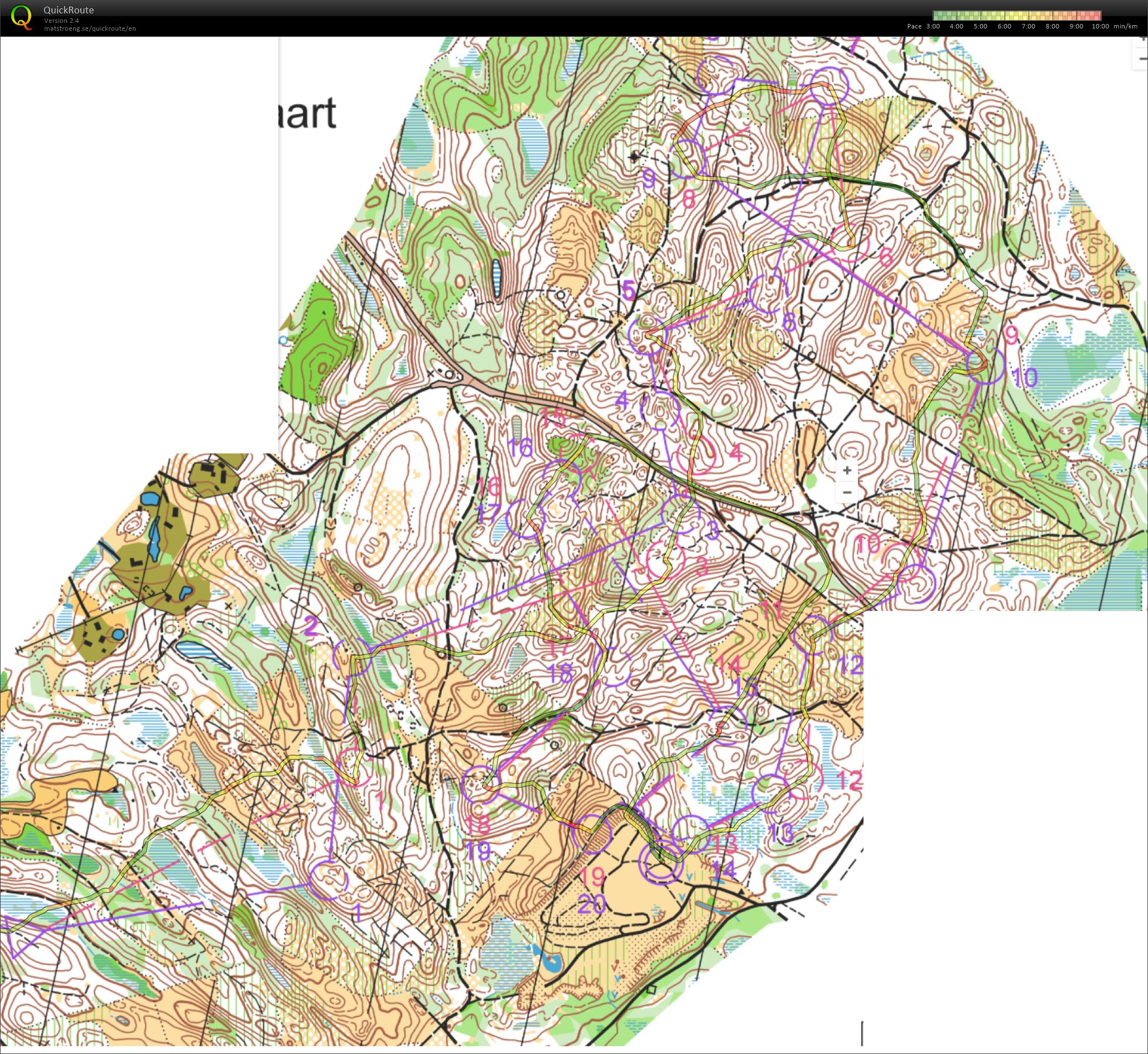 WOC test race middle.  (13.05.2017)