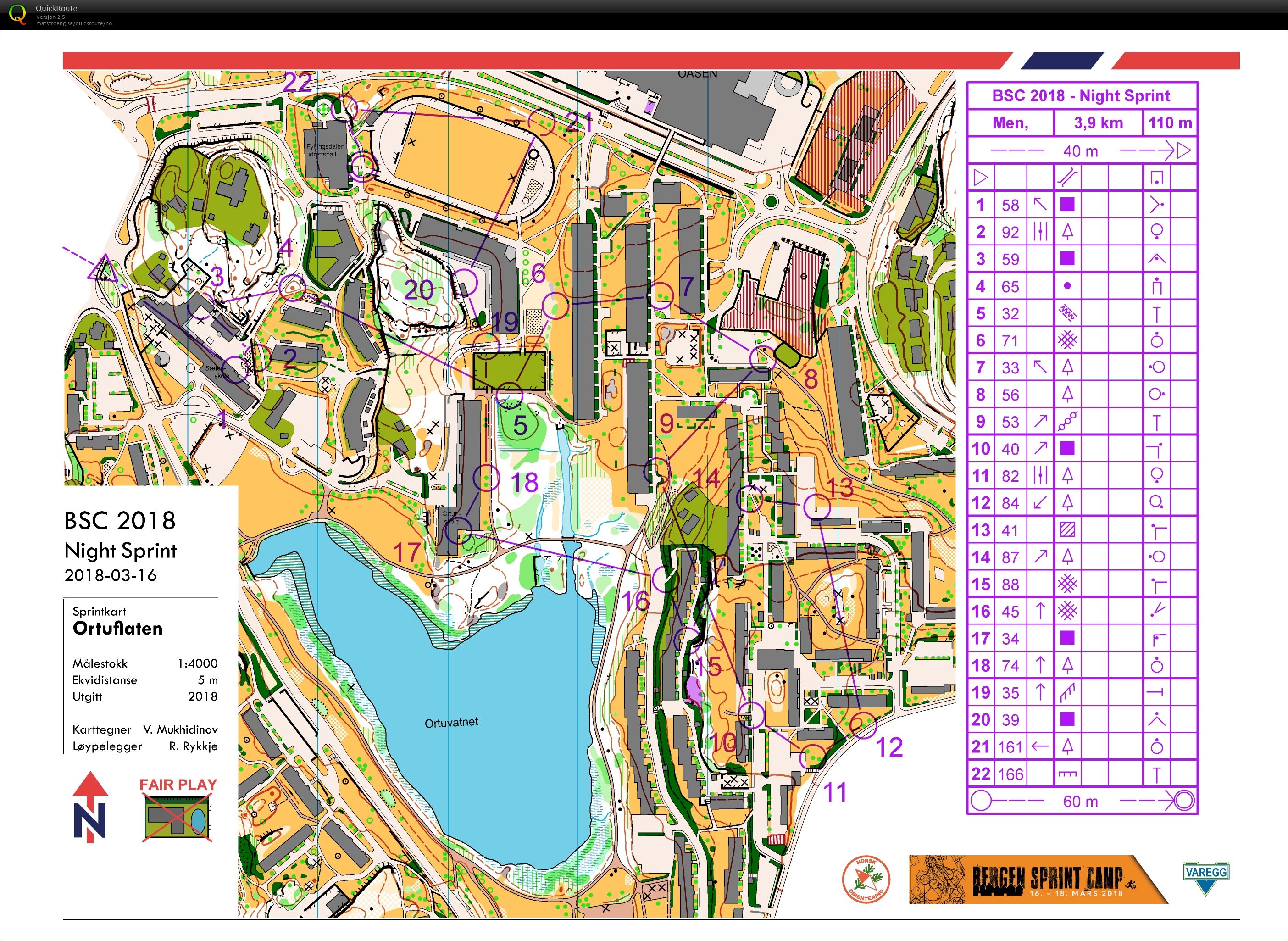BSC nattsprint (16/03/2018)