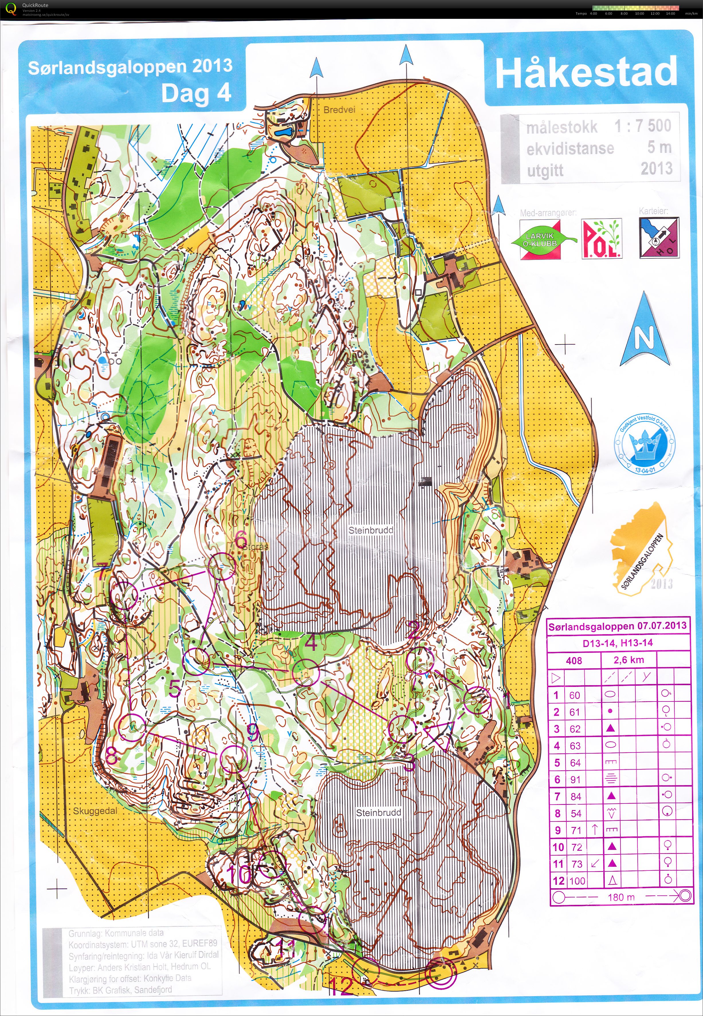 sørlandsgaloppen dag 4 H13-14 (07-07-2013)