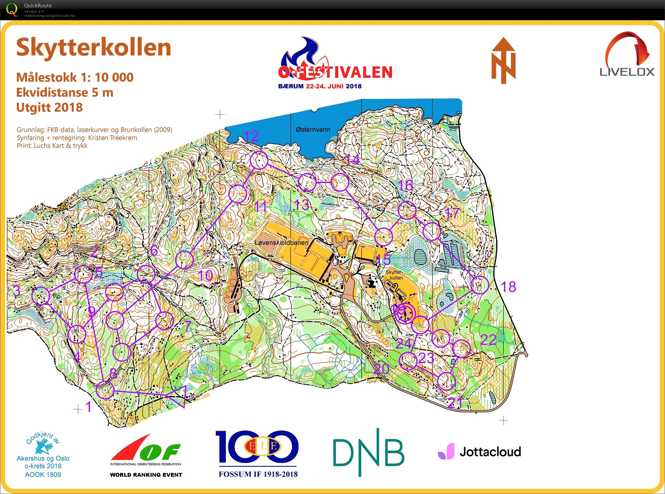 O-Festivalen mellom (24-06-2018)