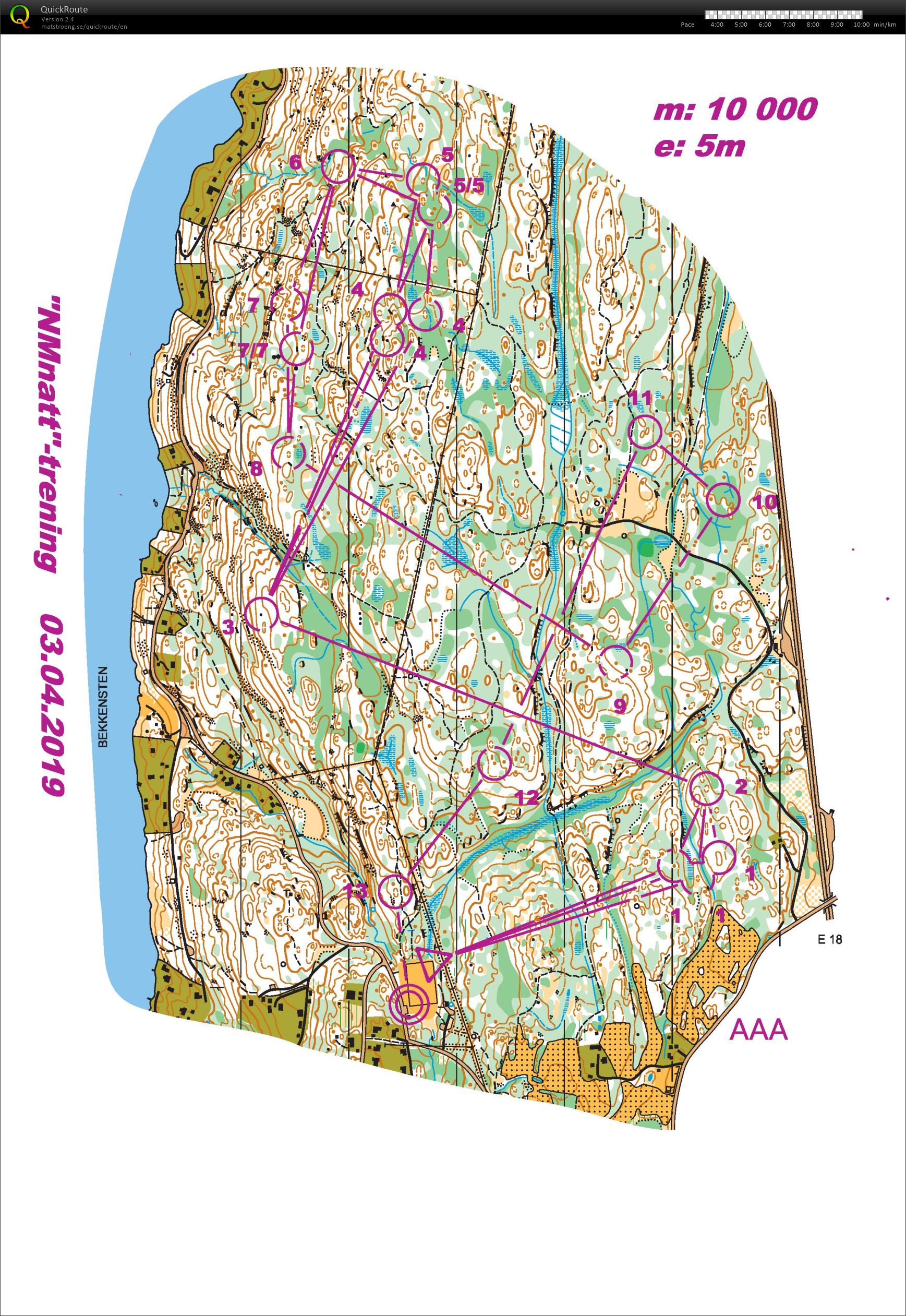 AOOK NM-natt trening (04.04.2019)
