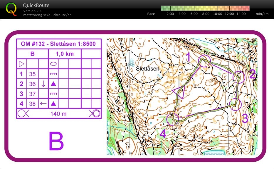 O-morgen Slettåsen, intervall B (2019-04-10)