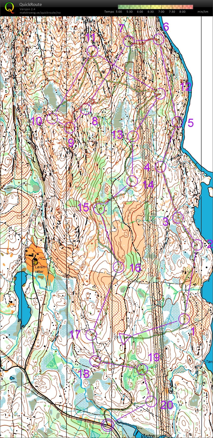 Mellomdistanseløype #1 (30.04.2019)