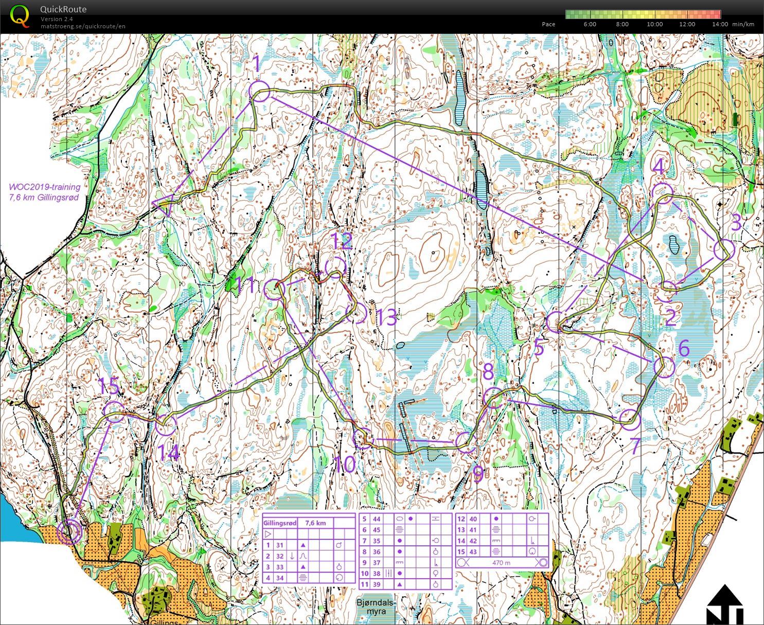 WOC-training Gillingsrød (10.05.2019)