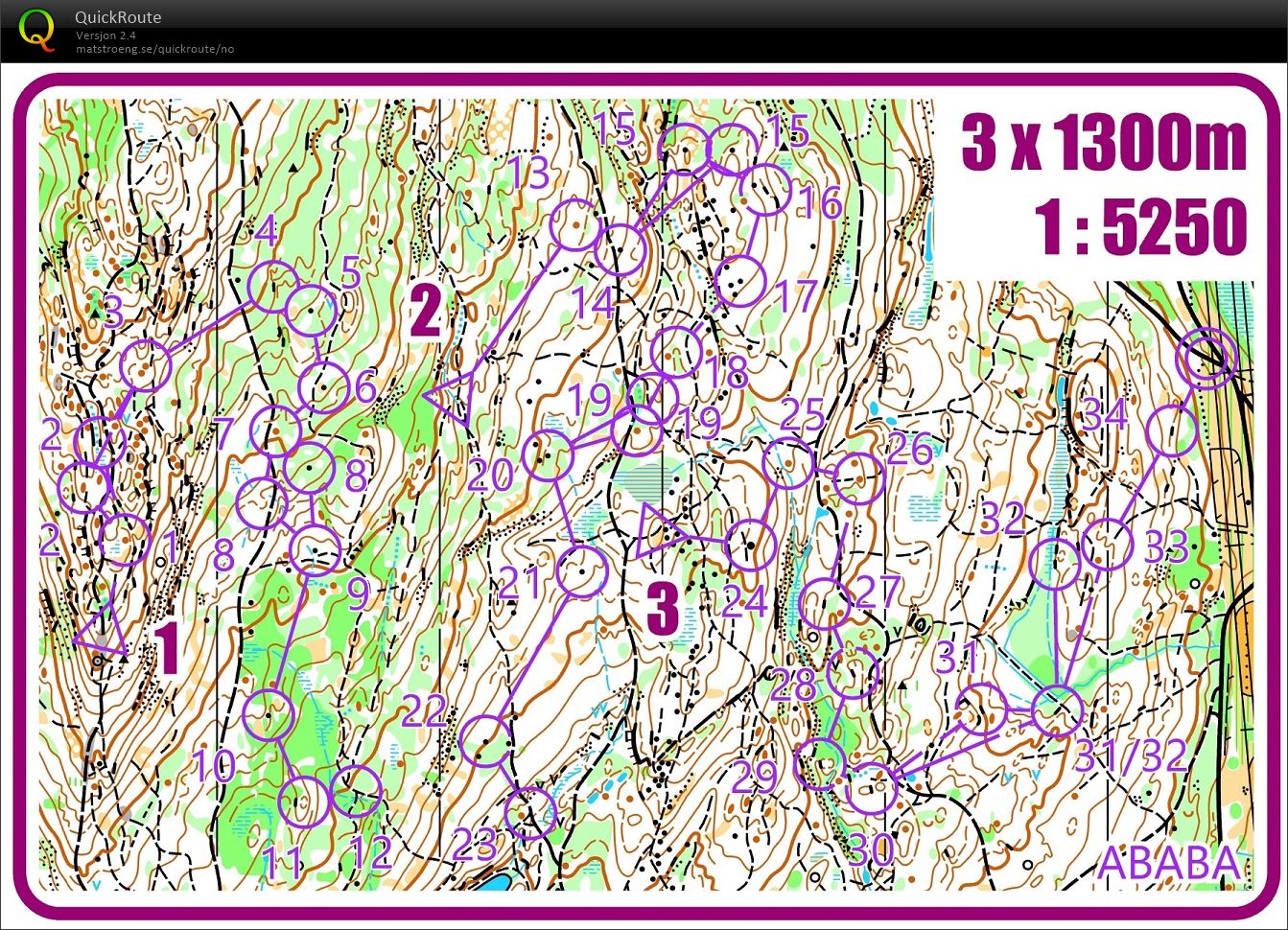 3 x 1300m utfor (2019-12-23)