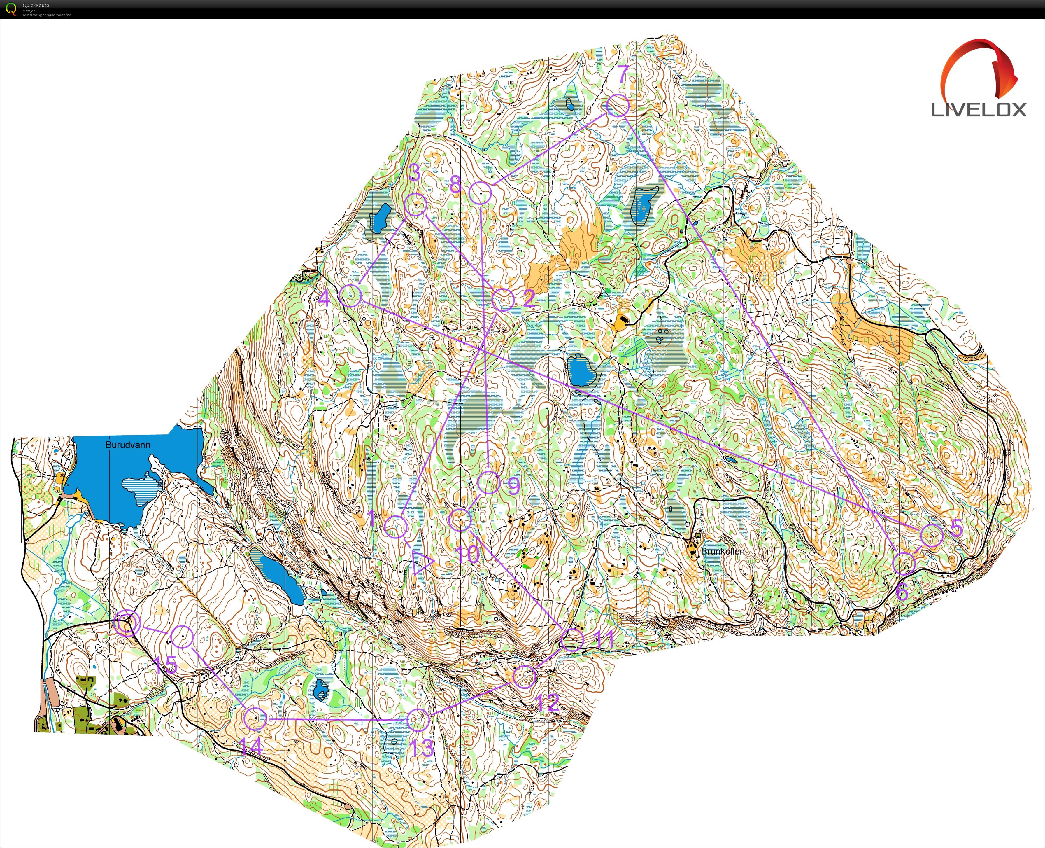 Kretsøkt langdistanse Burudvann (02-06-2021)