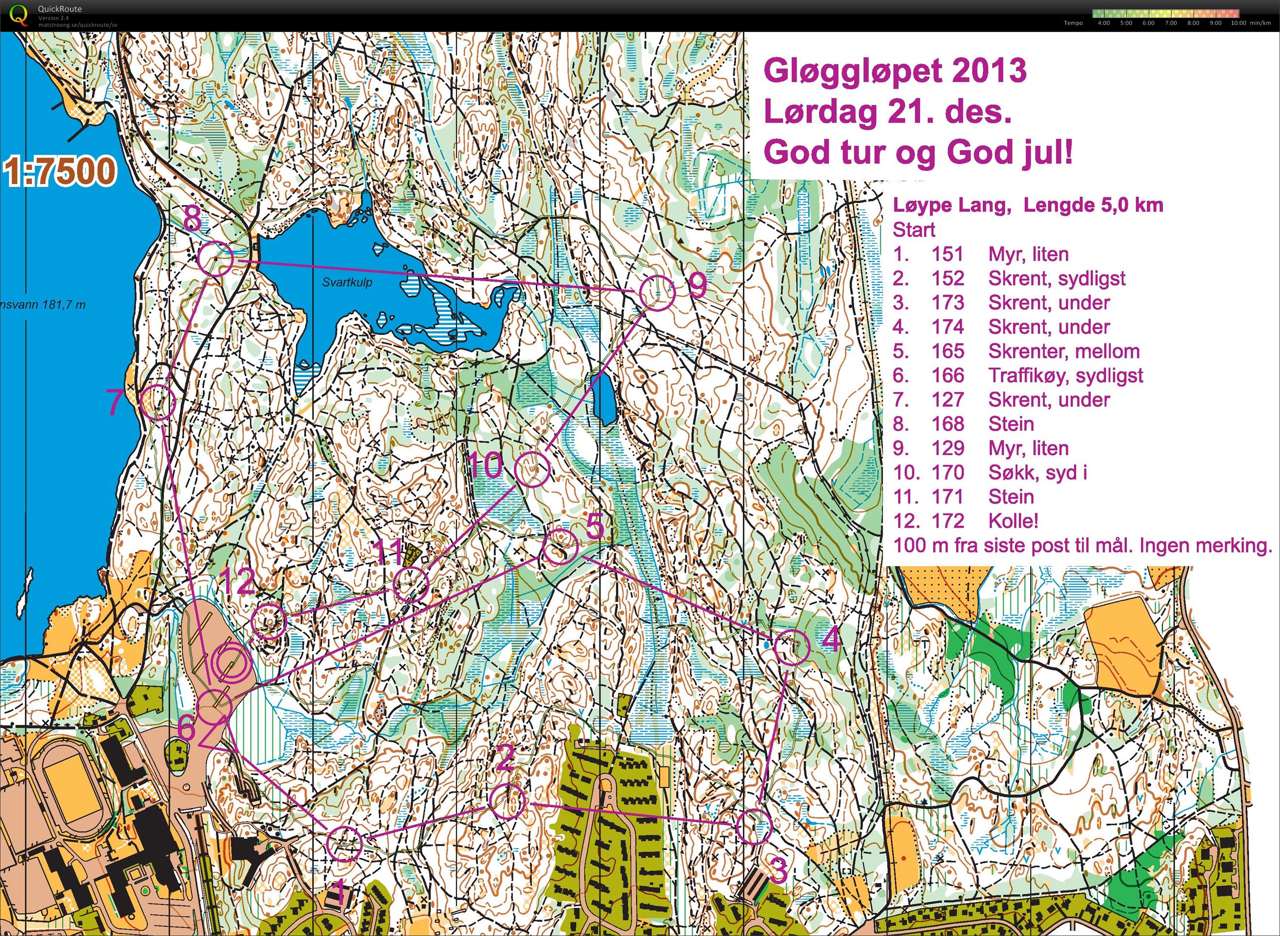 Gløggløpet / OSI Rankingløp (21-12-2013)