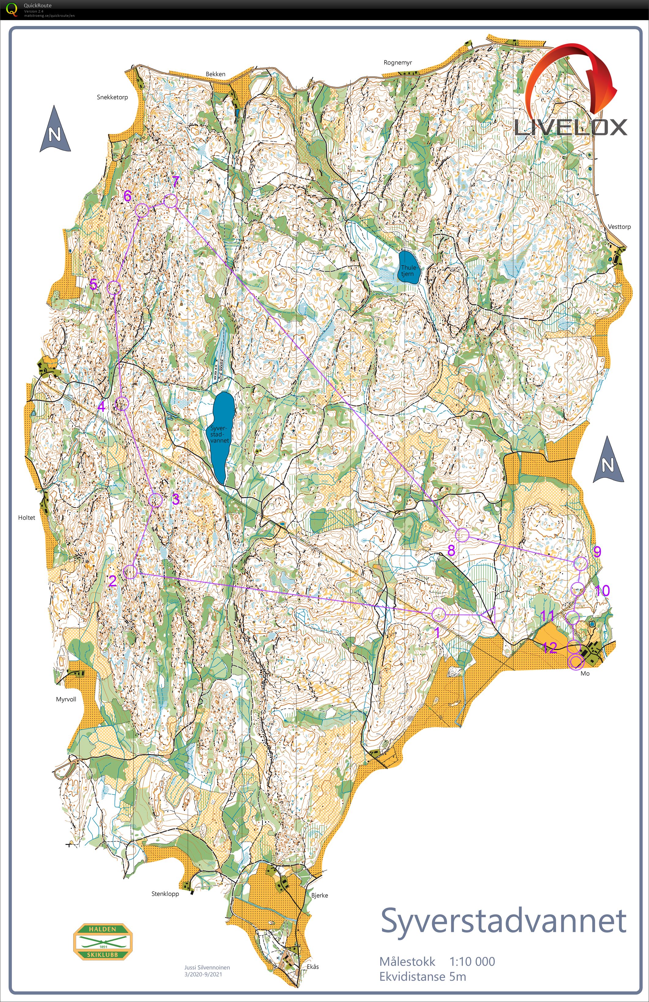 Halden O-Meeting, lang (10.04.2022)