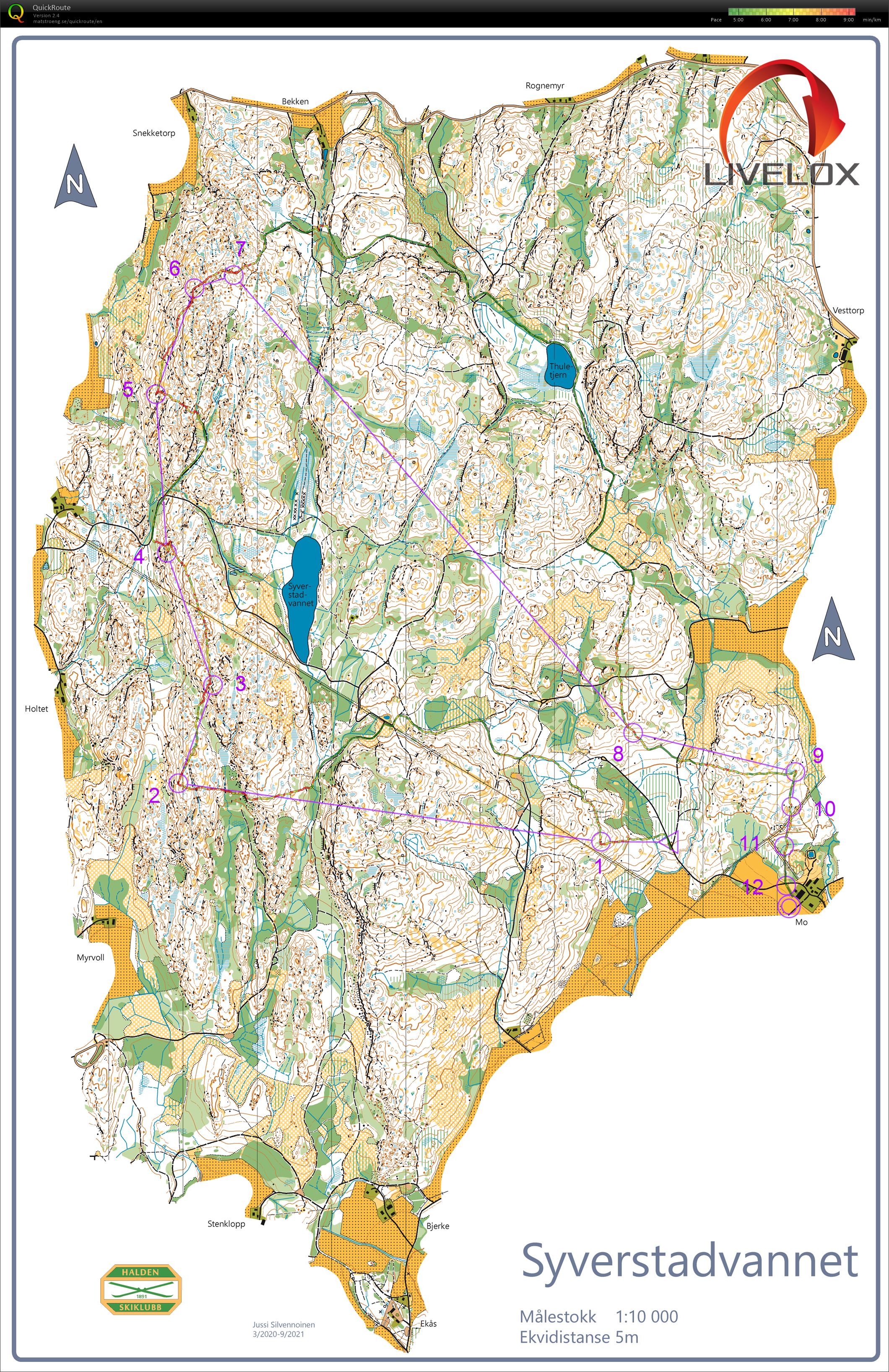 Halden O-Meeting, lang (10.04.2022)