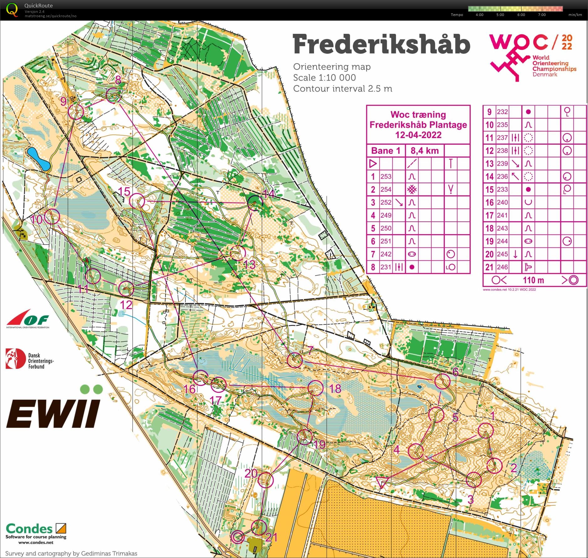 WOC træning Frederikshåb (12.04.2022)