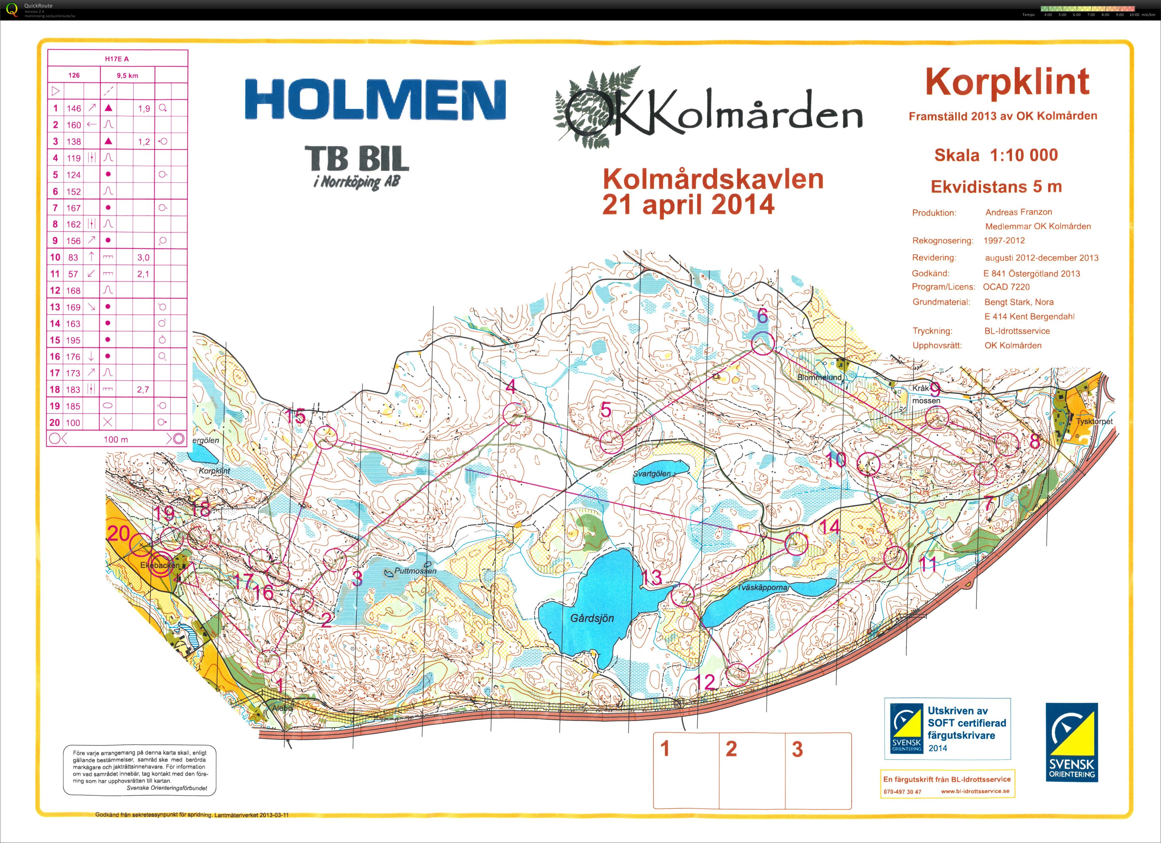 Kolmgårdskavlen (21.04.2014)
