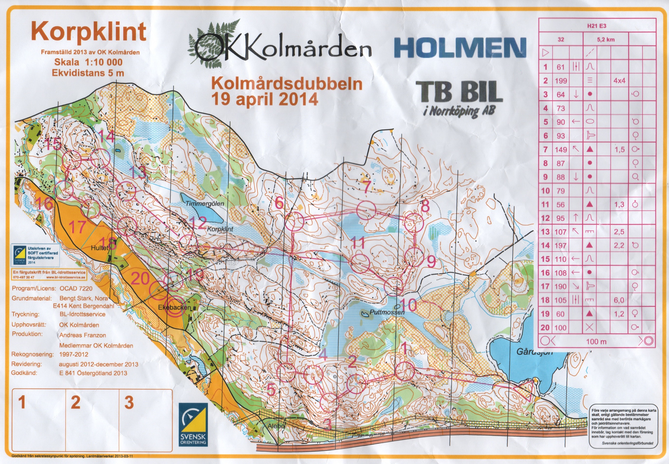 Kolmårdsmedeln (19.04.2014)