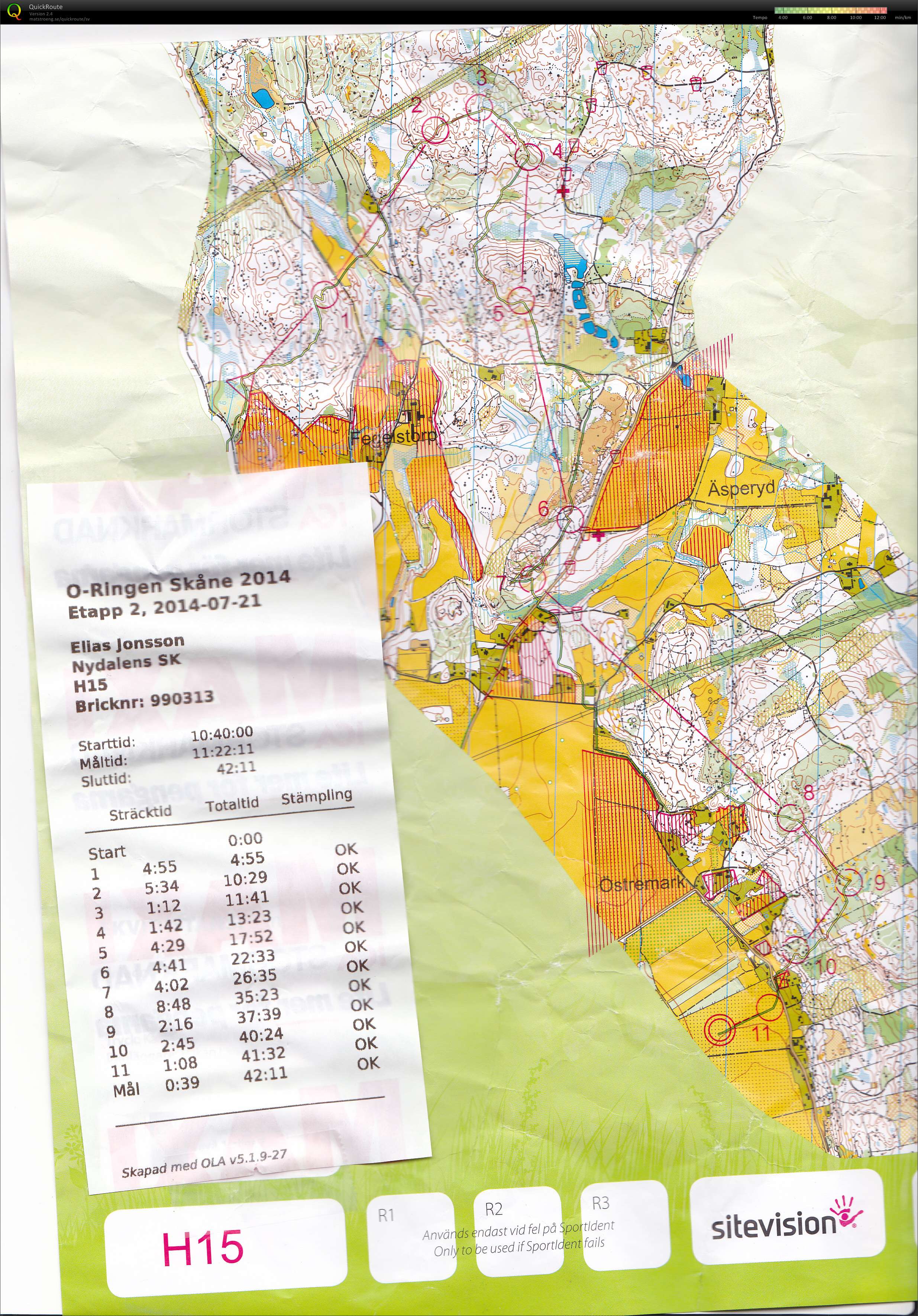 O-Ringen Etappe 2 (21.07.2014)