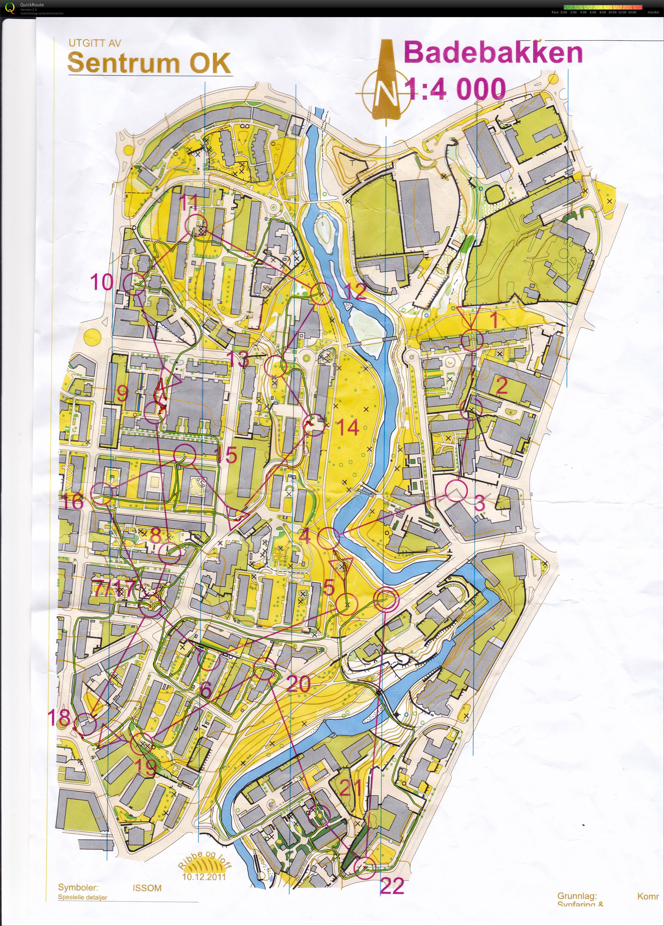 Sprint trening badebakken (2014-12-20)