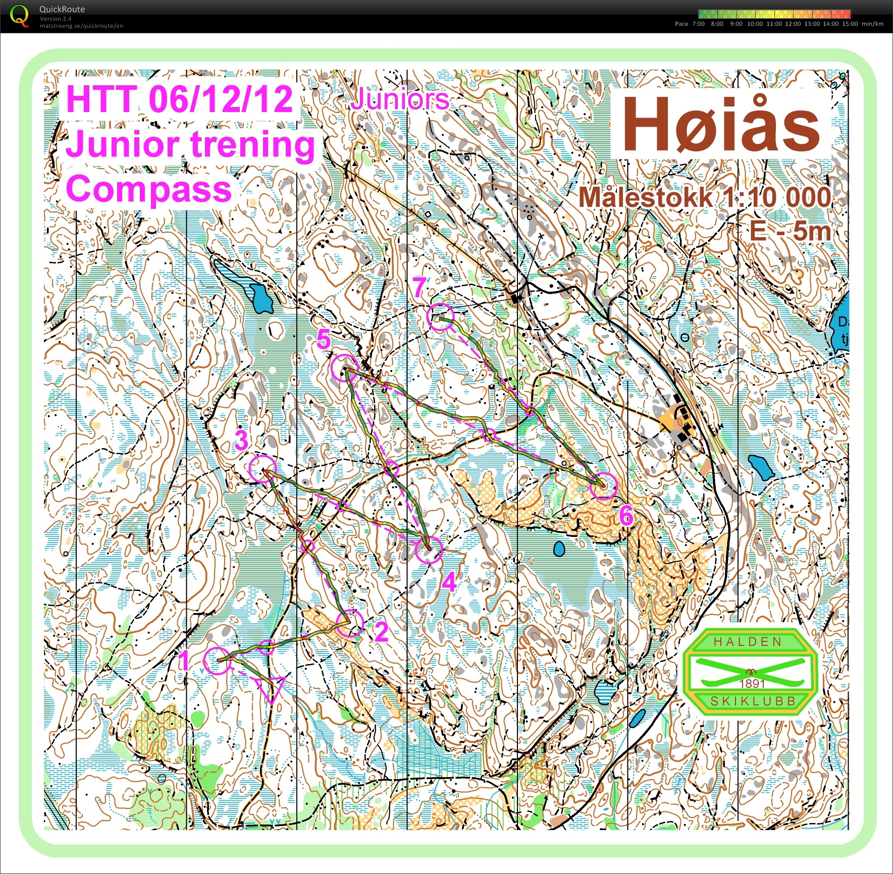Junior trening Compass (06.12.2012)