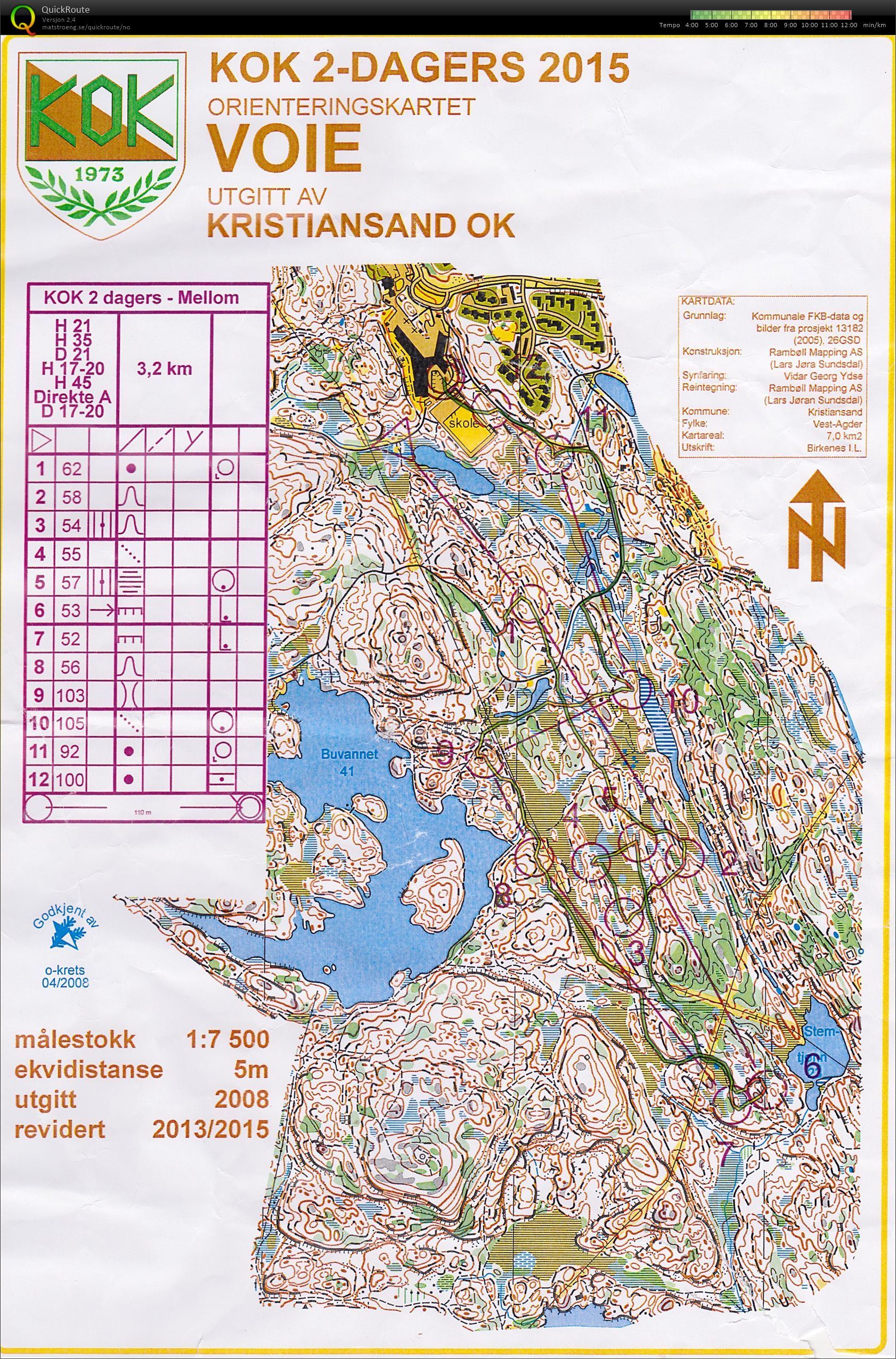 KOK 2-dagers mellom (24-03-2015)
