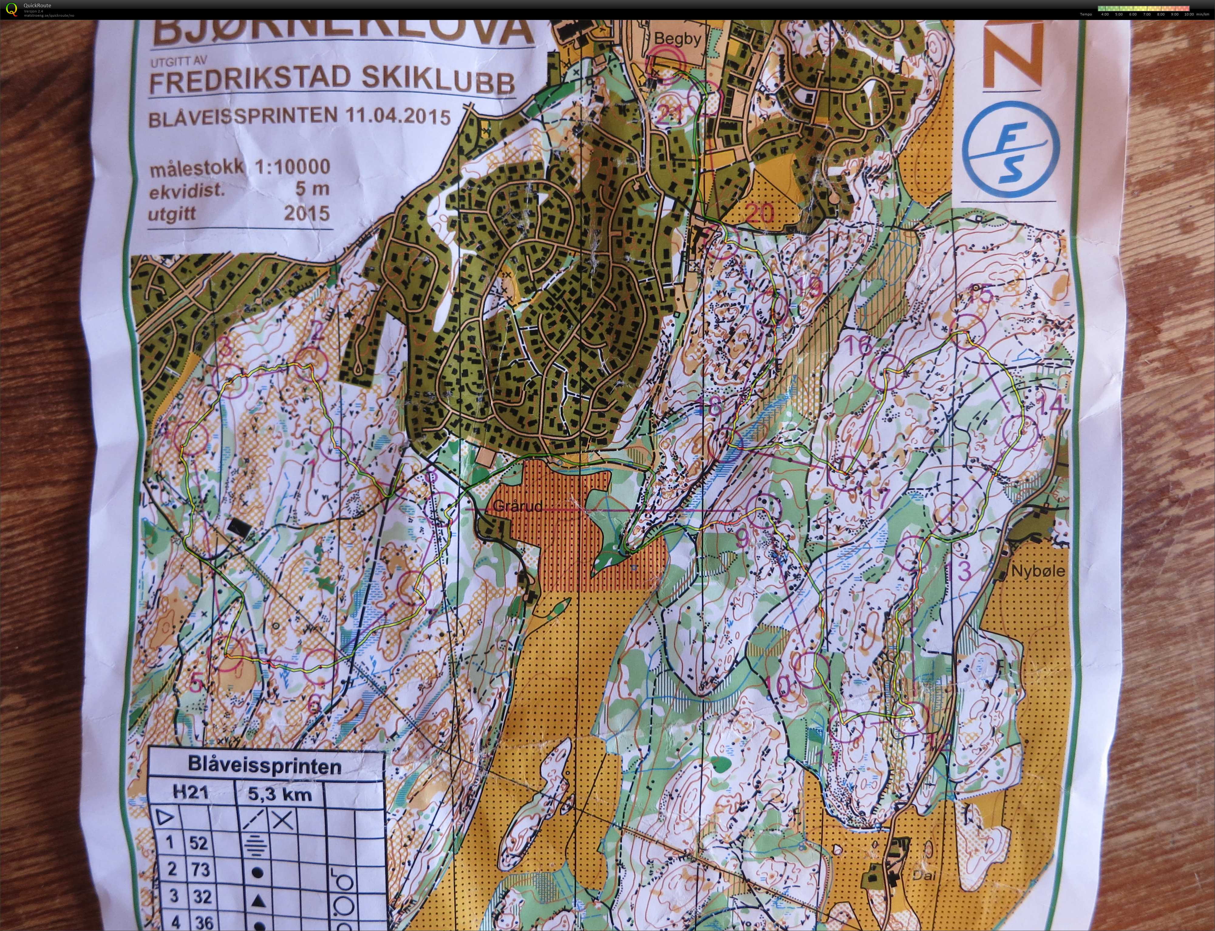 Blåveissprinten (11.04.2015)