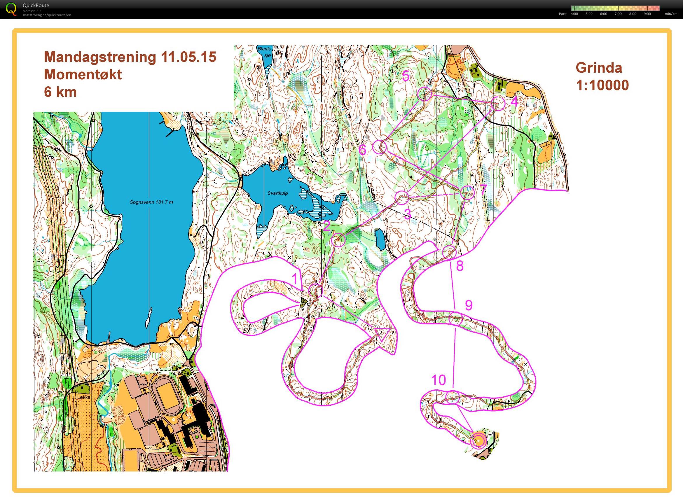 Mandagstrening Grinda (2015-05-11)
