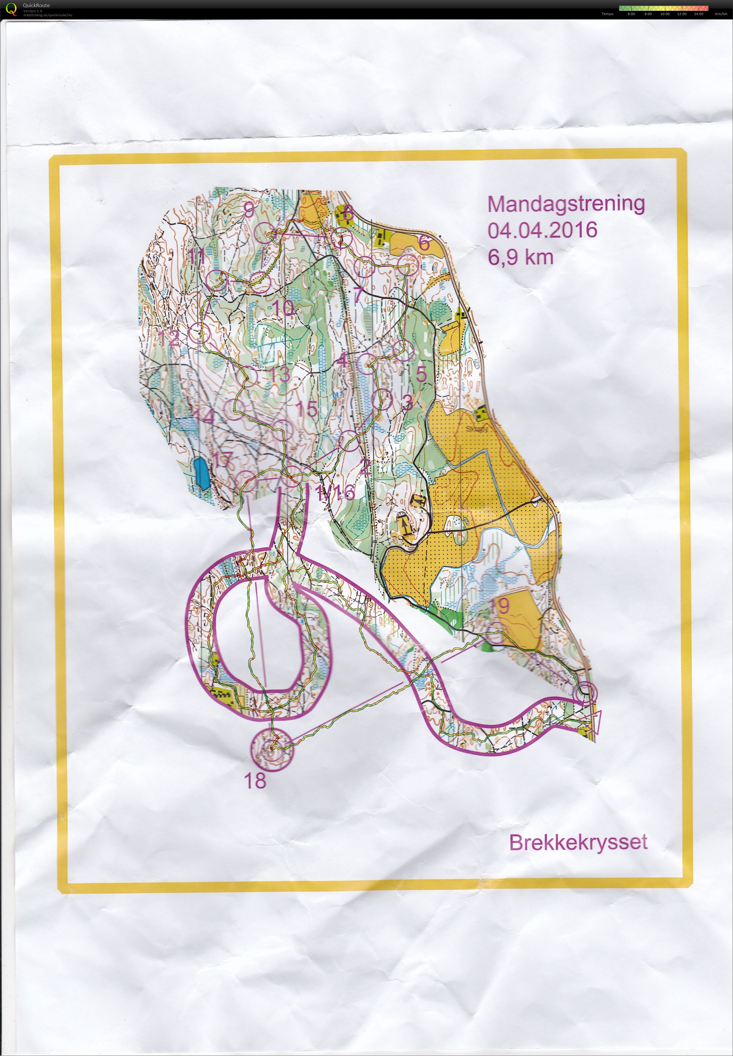 Mandagstrening Brekke (2016-04-04)
