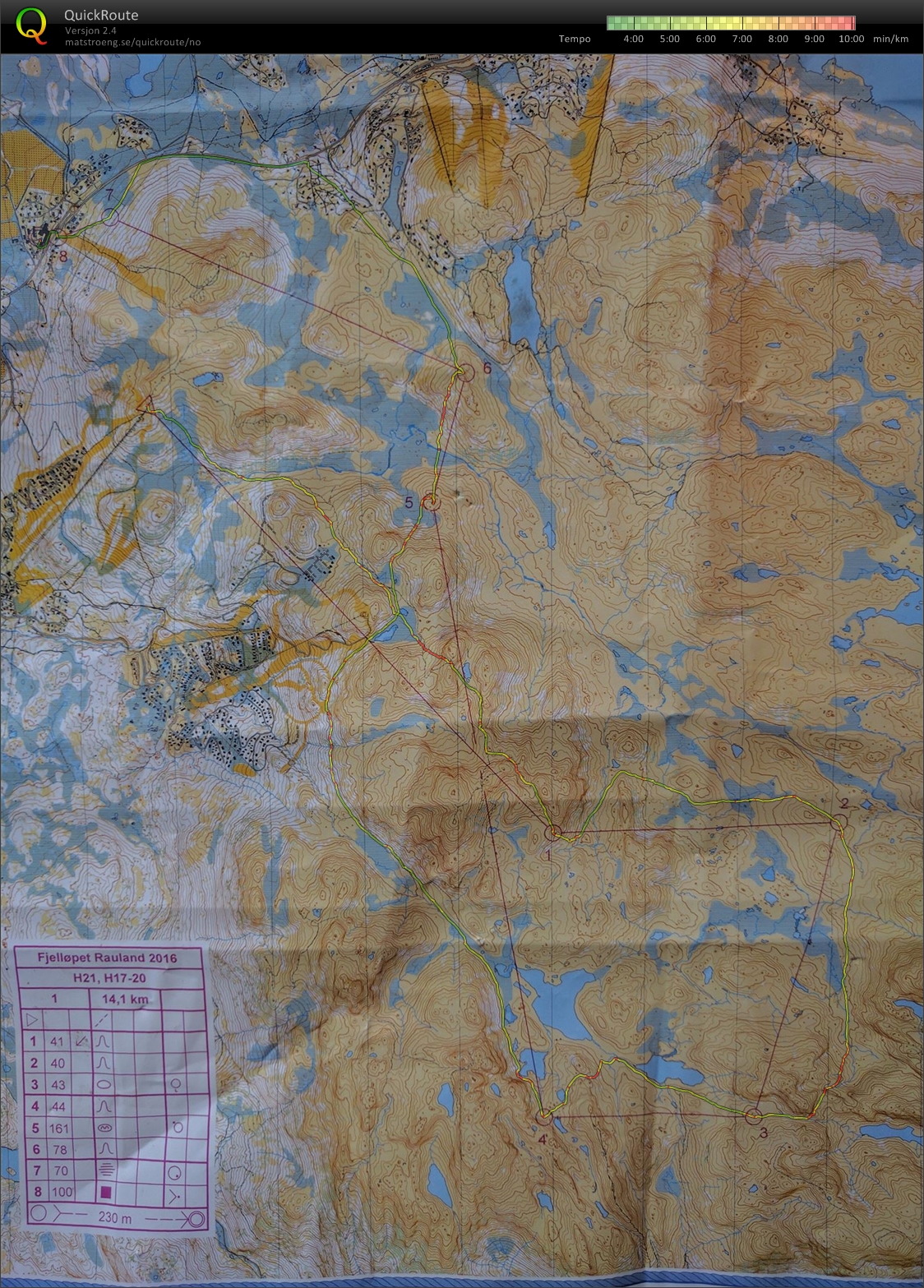 Vinje fjellløp dag 1. H21 (02.07.2016)