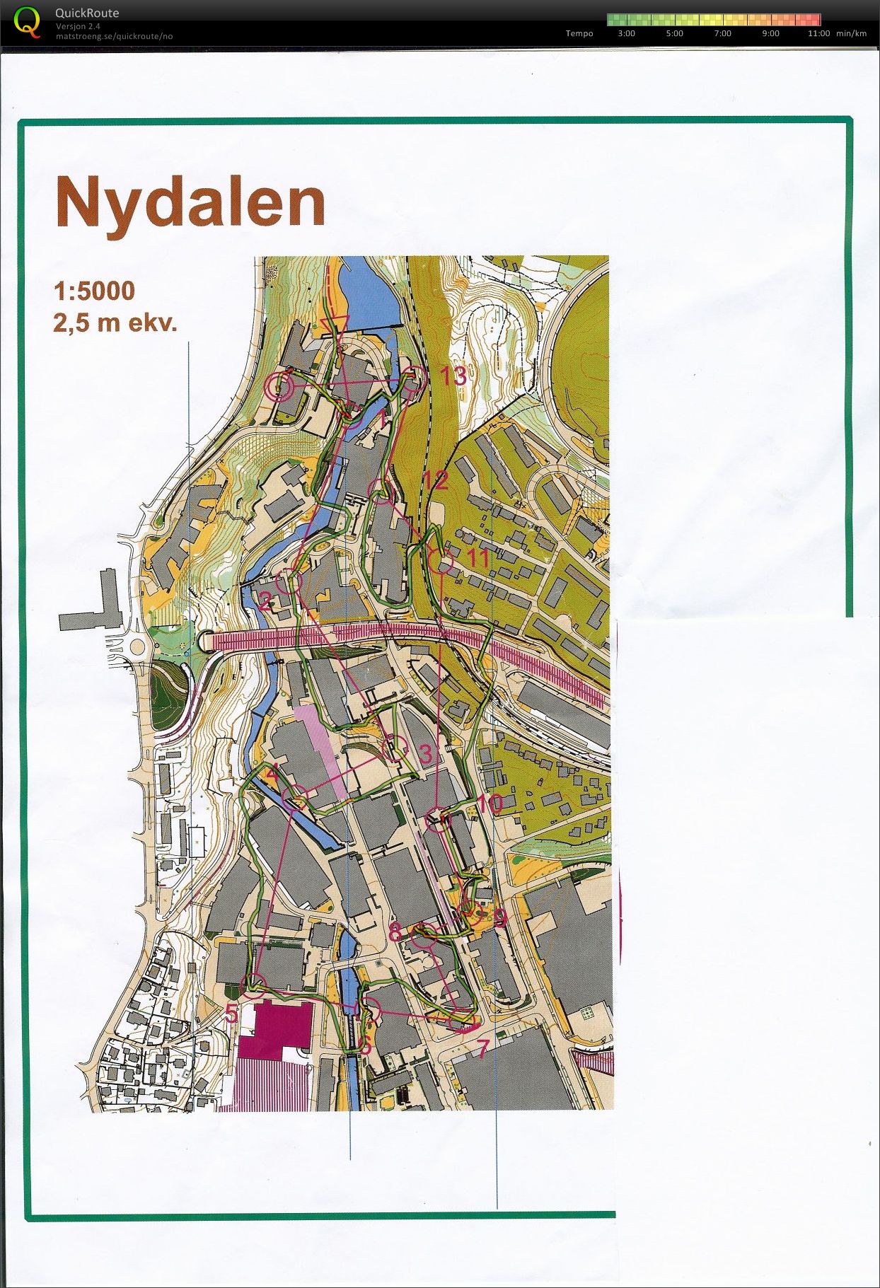 Sprinttrening Nydalen (23.05.2013)
