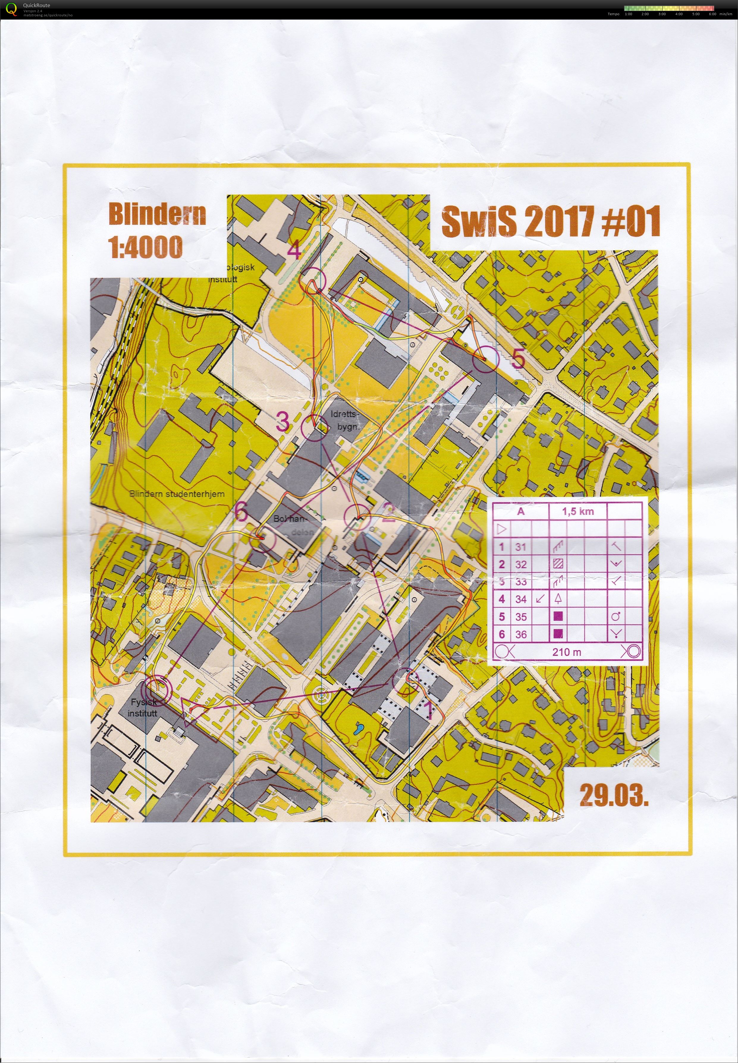 Swis - sprint-intervall A (29/03/2017)