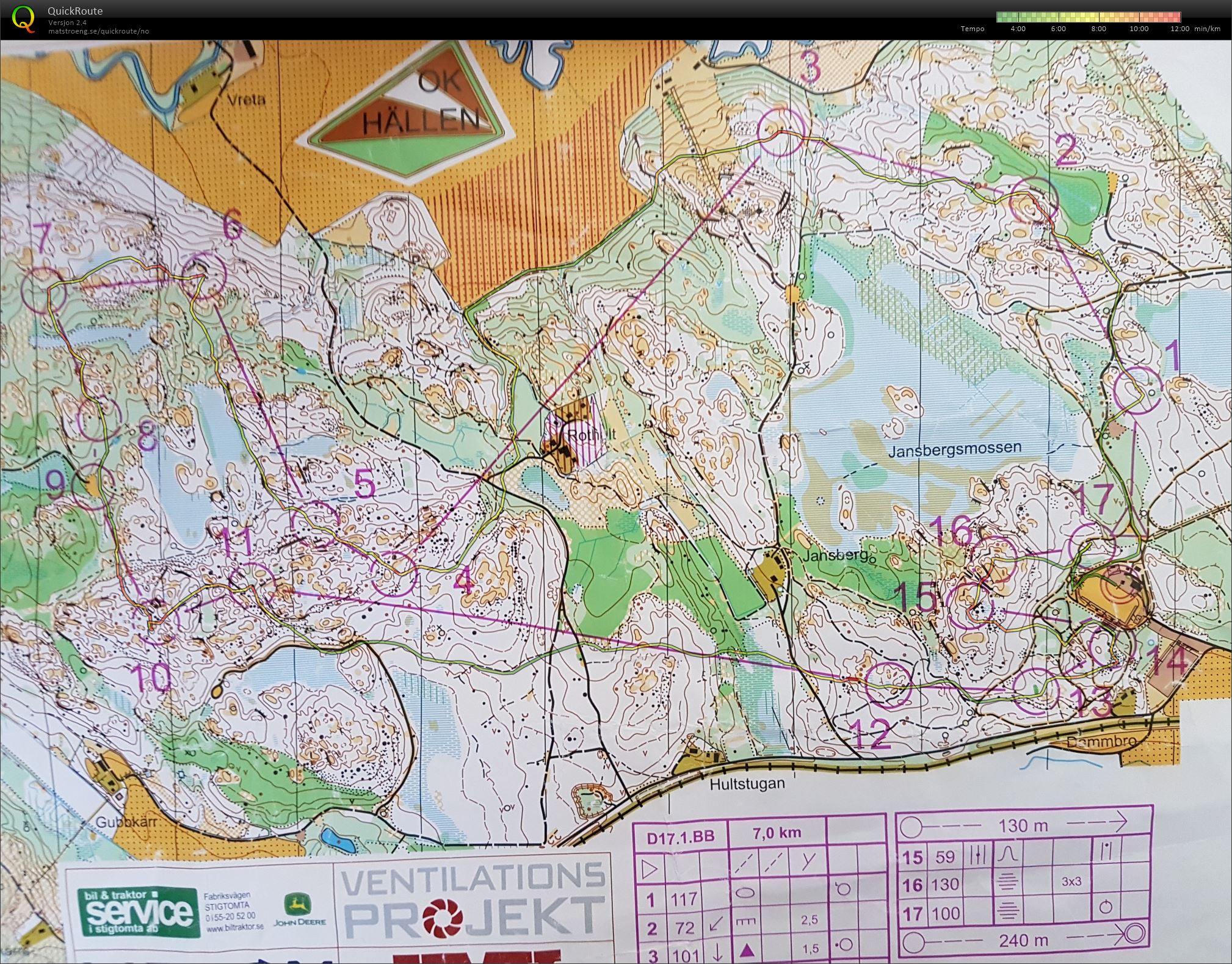 Stigtomtakavlen 1. etappe (15.04.2017)