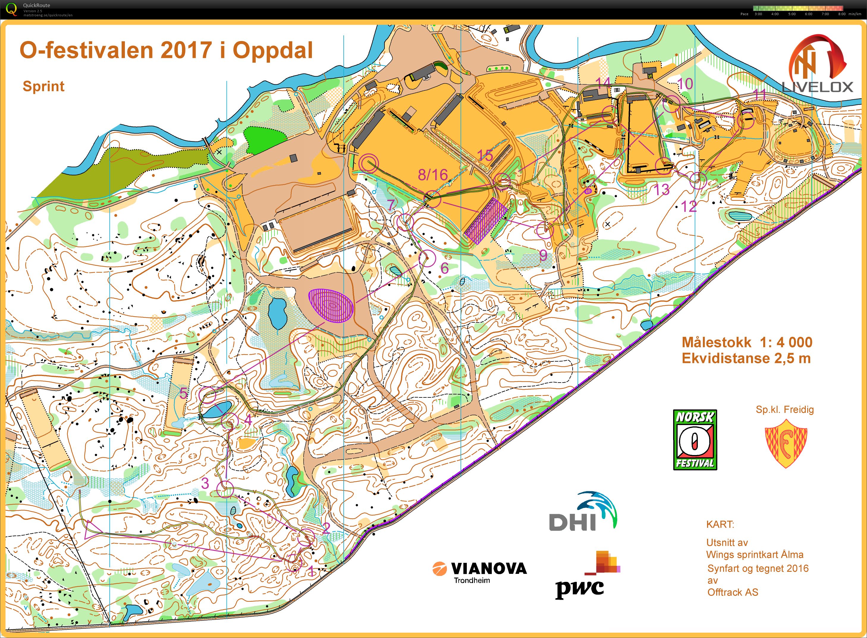 O festivalen sprint (23.06.2017)