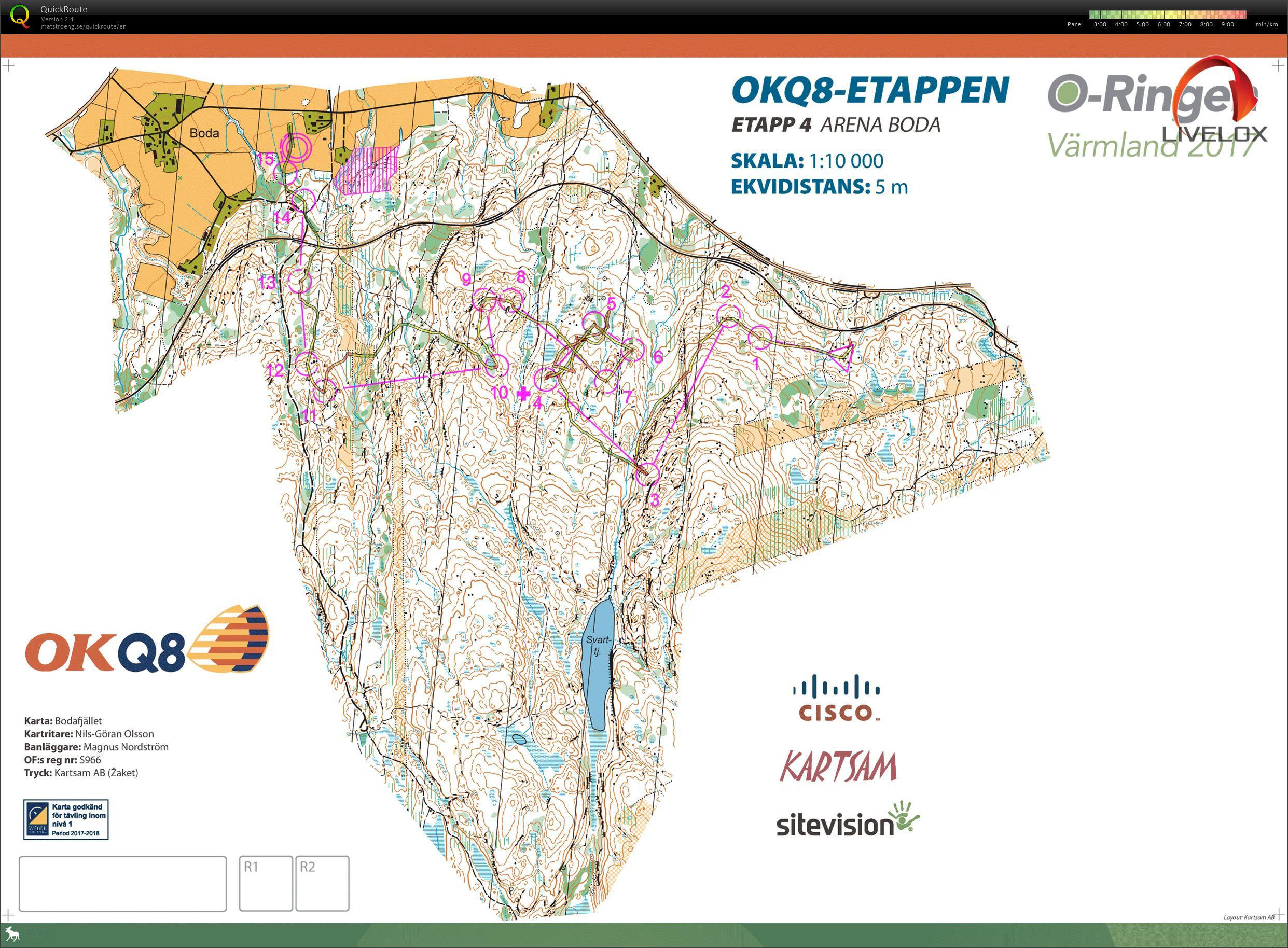 O-ringen etappe 4 OKQ8-etappen (27.07.2017)