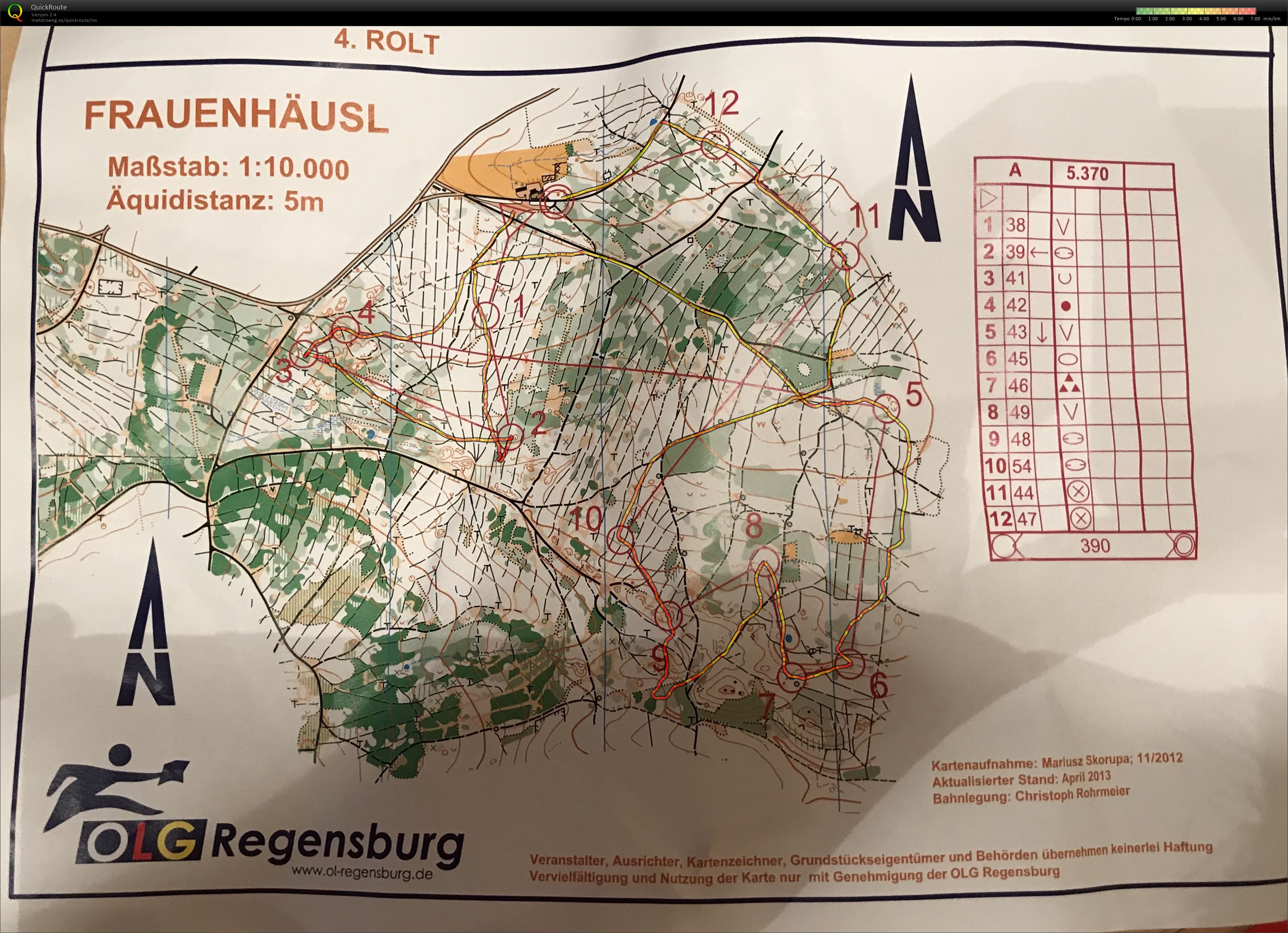 Regensburg OL-Tour (01-10-2017)