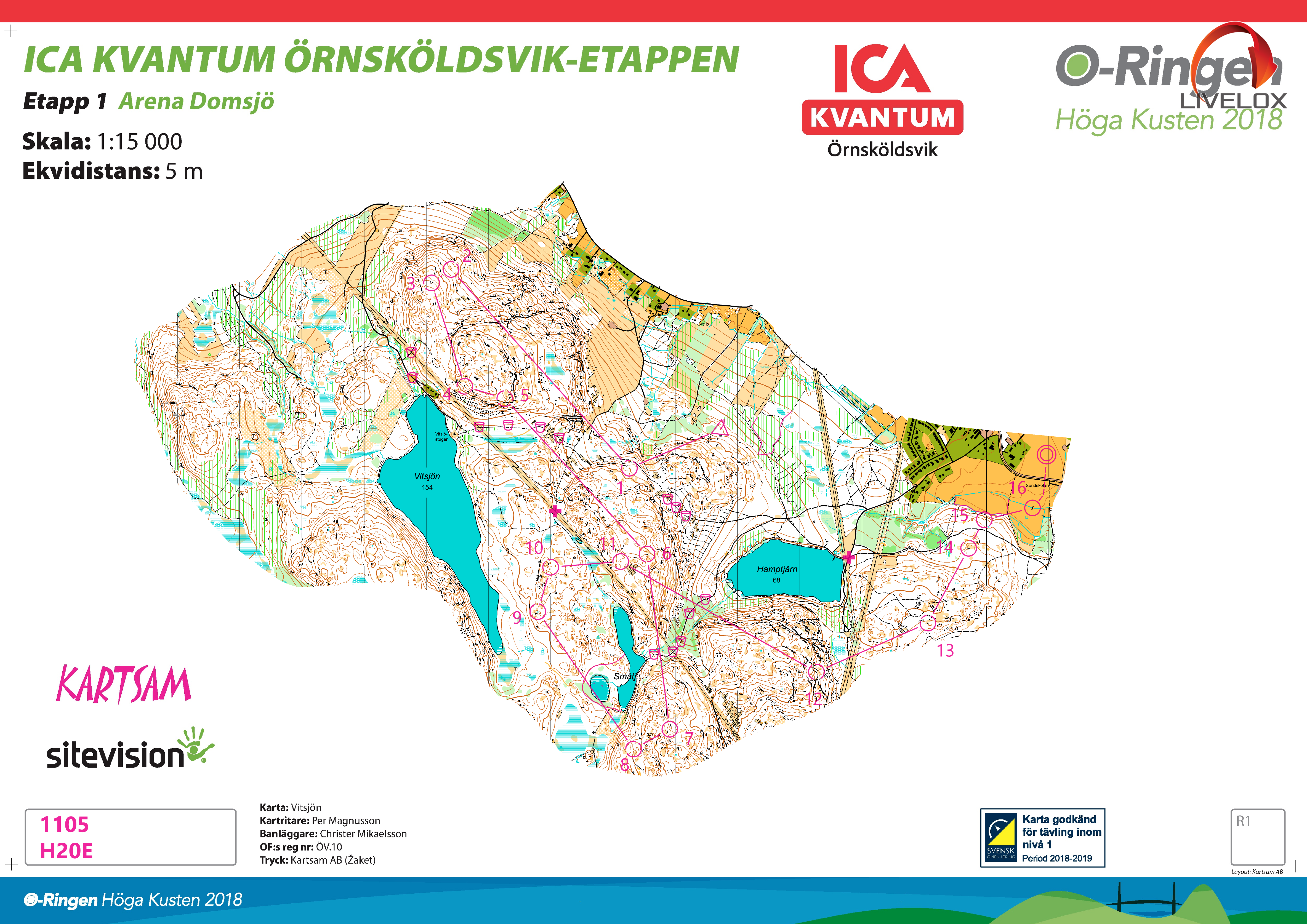 O-ringen etappe 1 (22-07-2018)