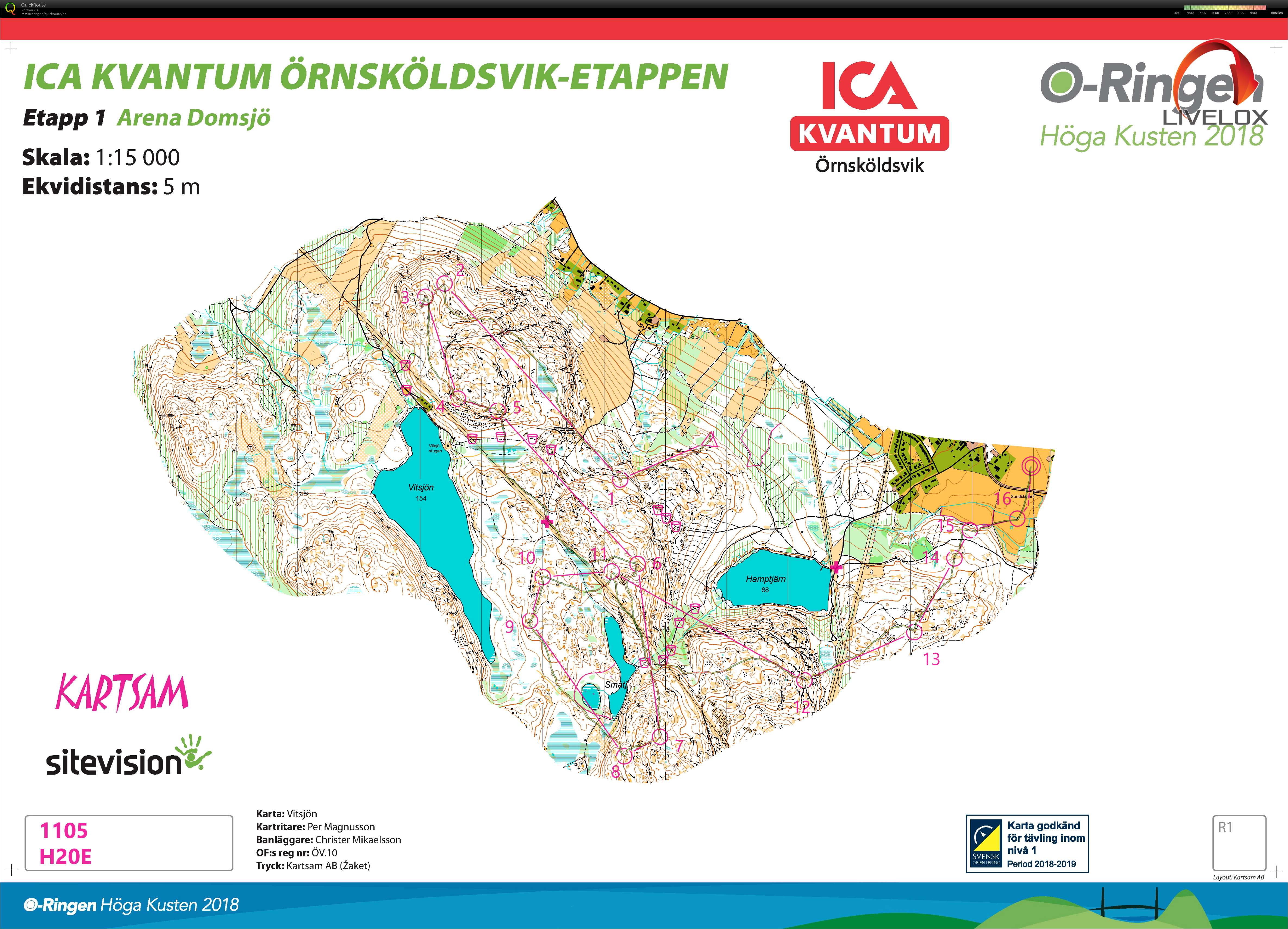 O-ringen etappe 1 (22-07-2018)