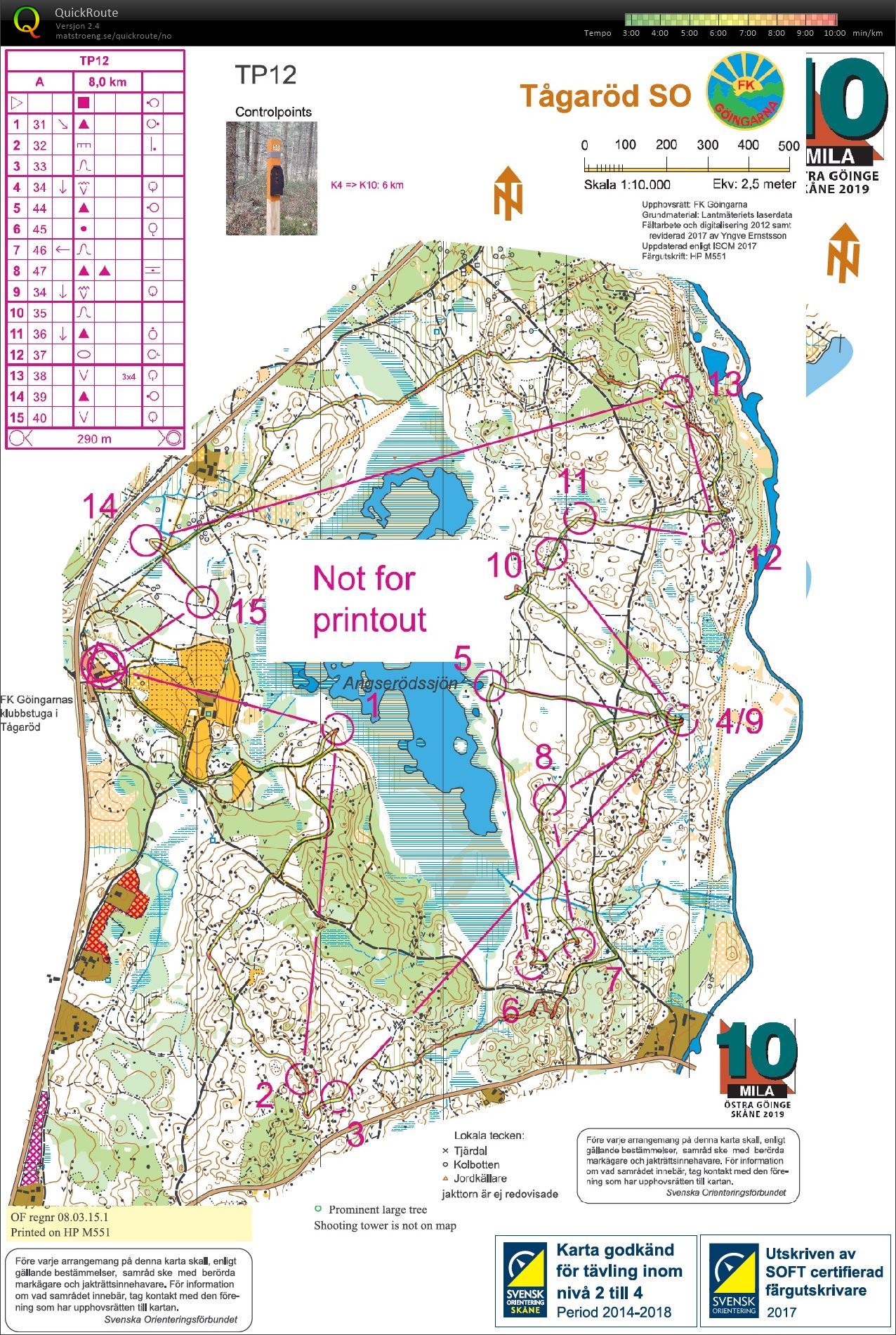 10-mila trening Tågeröd SO (02.03.2019)