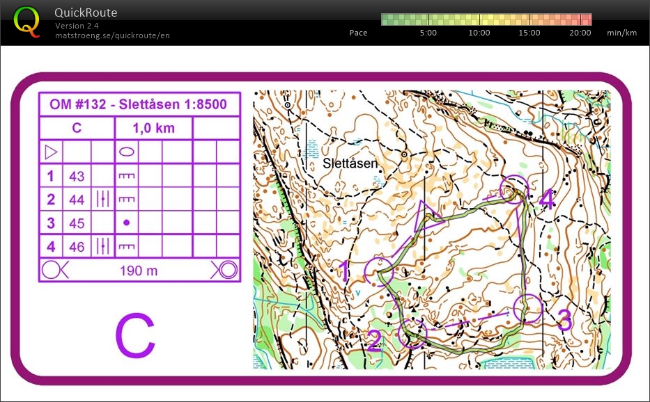 O-morgen Slettåsen, Intervall C (2019-04-10)