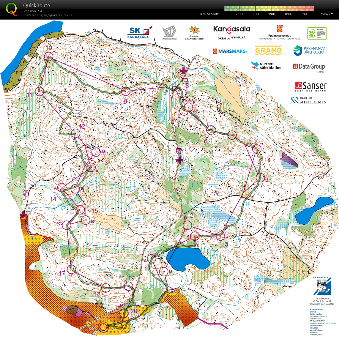 Jukola Osuus 5 (16.06.2019)