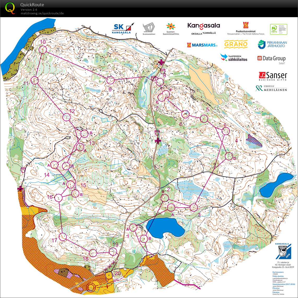 Jukola Osuus 5 (16.06.2019)