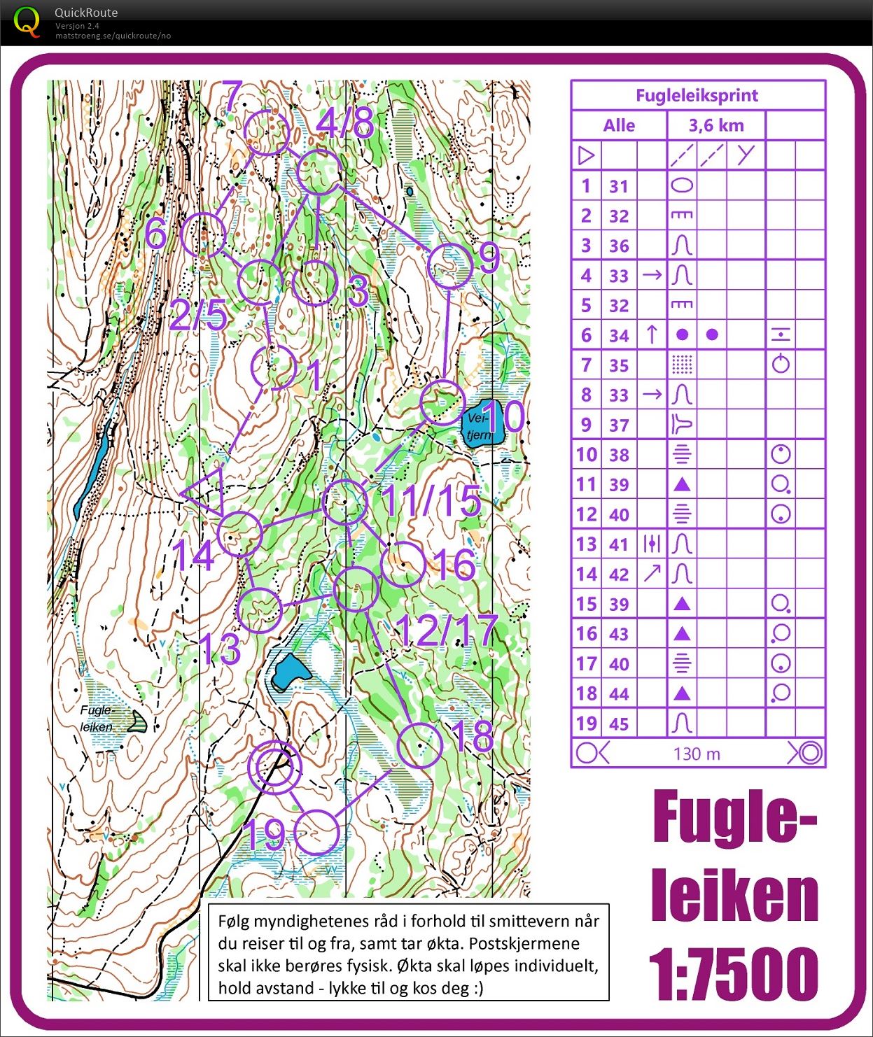 Fugleleiksprint (03.04.2020)