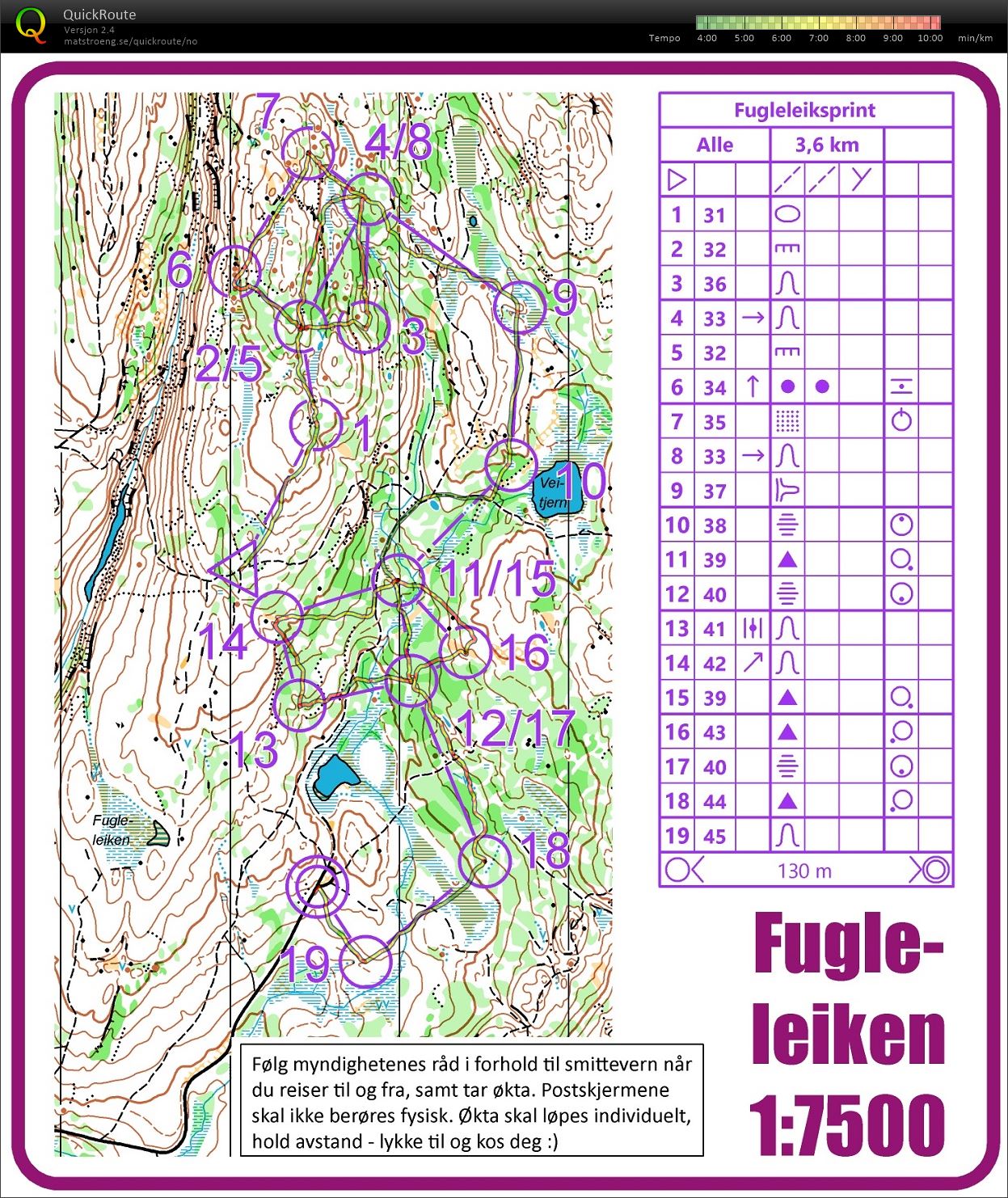 Fugleleiksprint (03.04.2020)