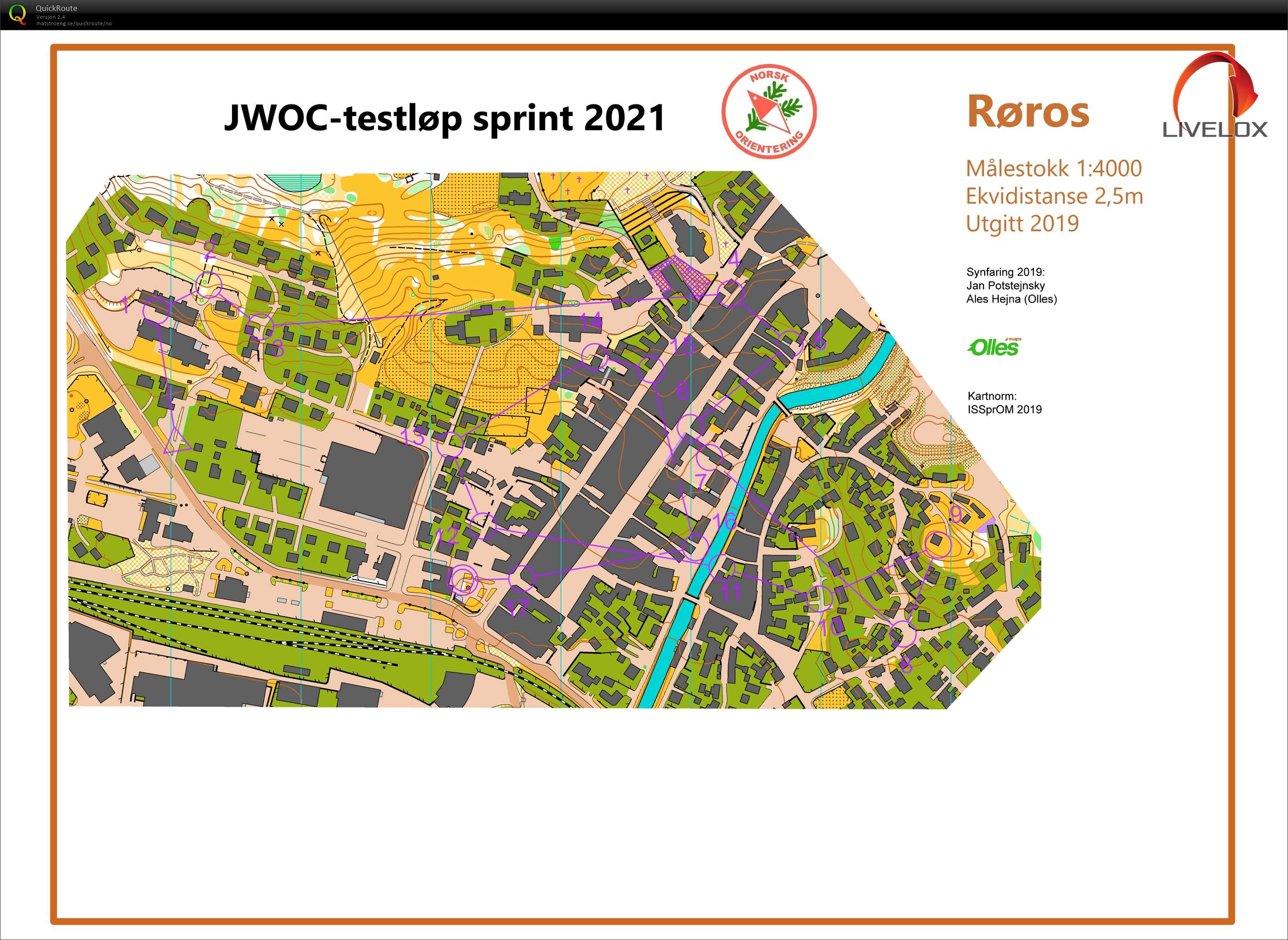 JWOC-testløp sprint (2021-08-06)