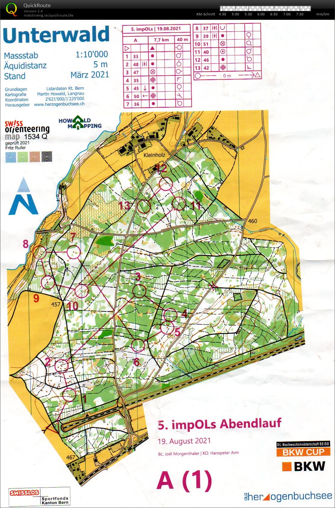 imOLs Abendlauf del 1 (19.08.2021)