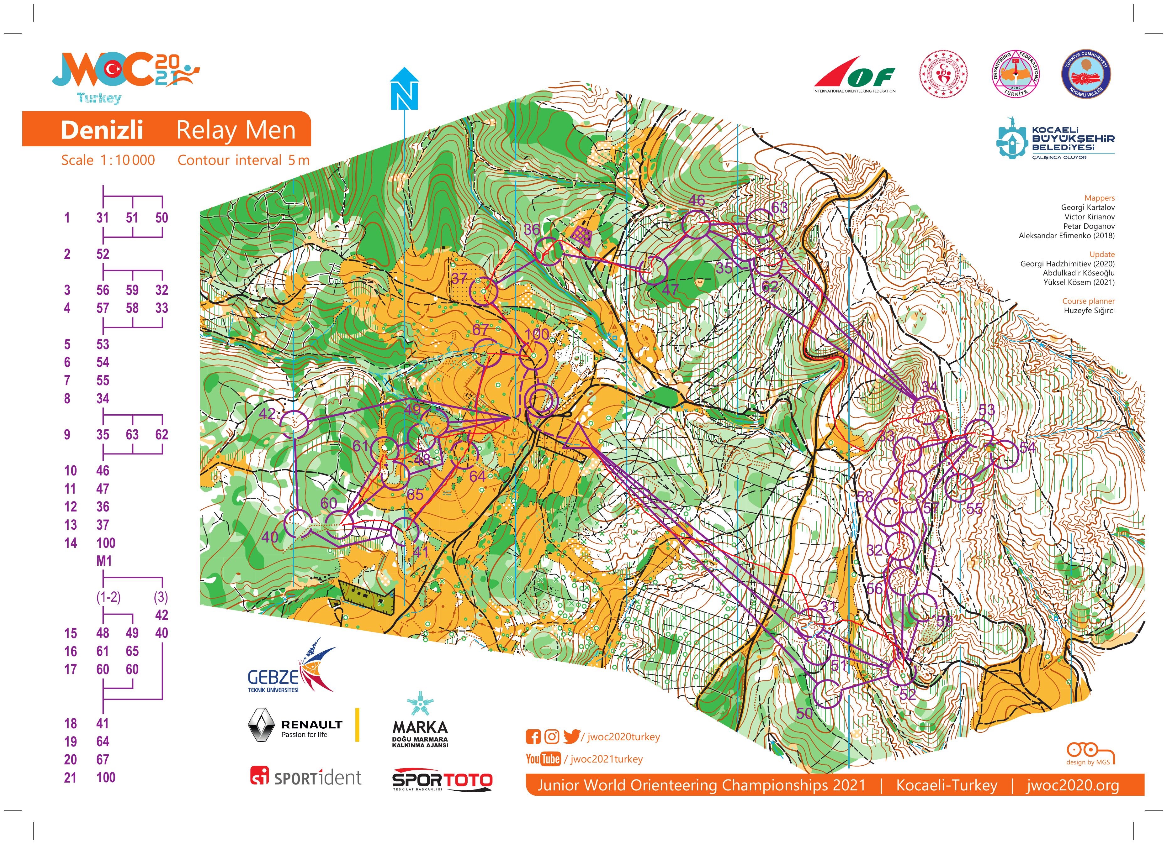 JWOC stafett (10-09-2021)