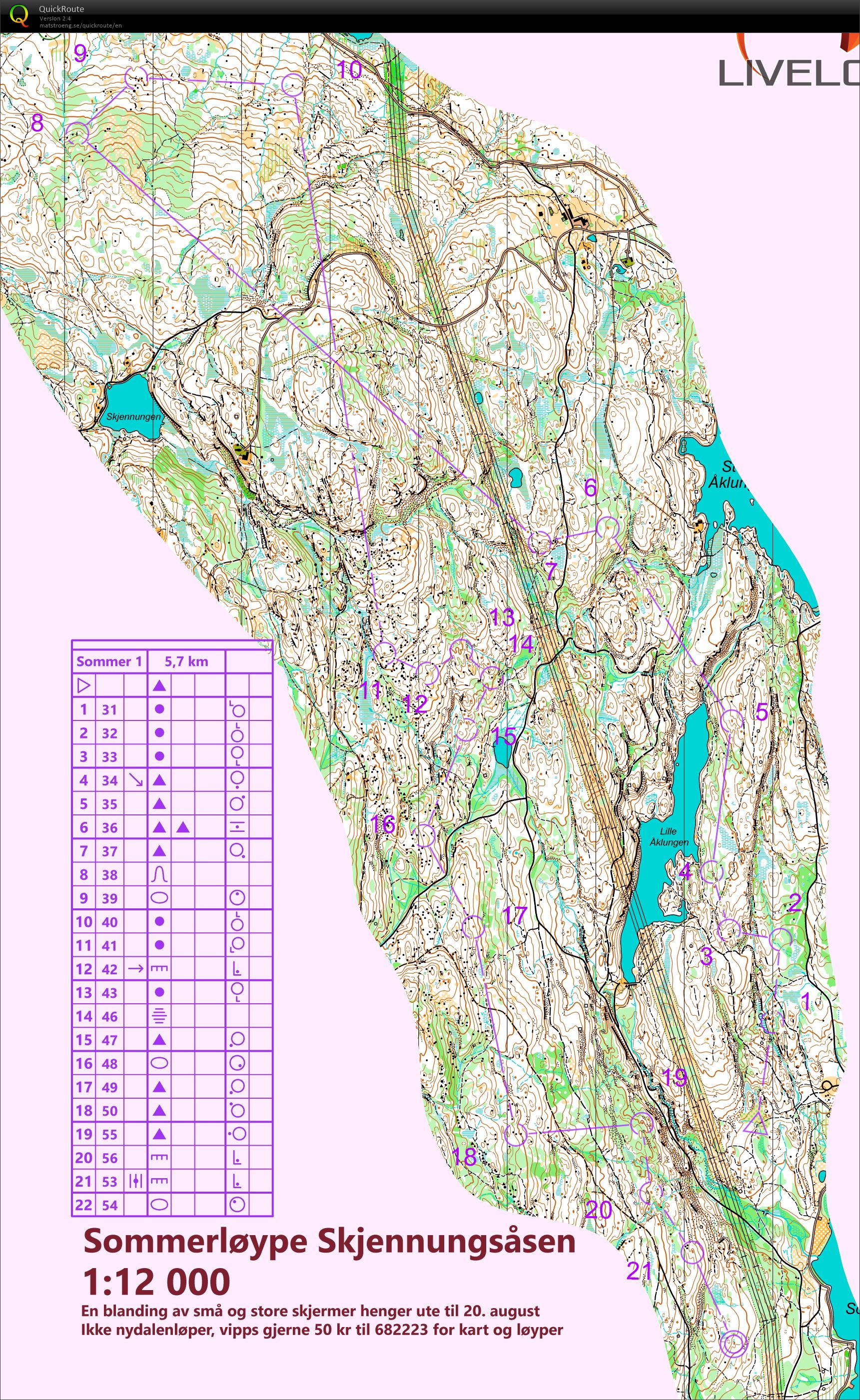 Sommerløype Skjennungsåsen (06.08.2022)